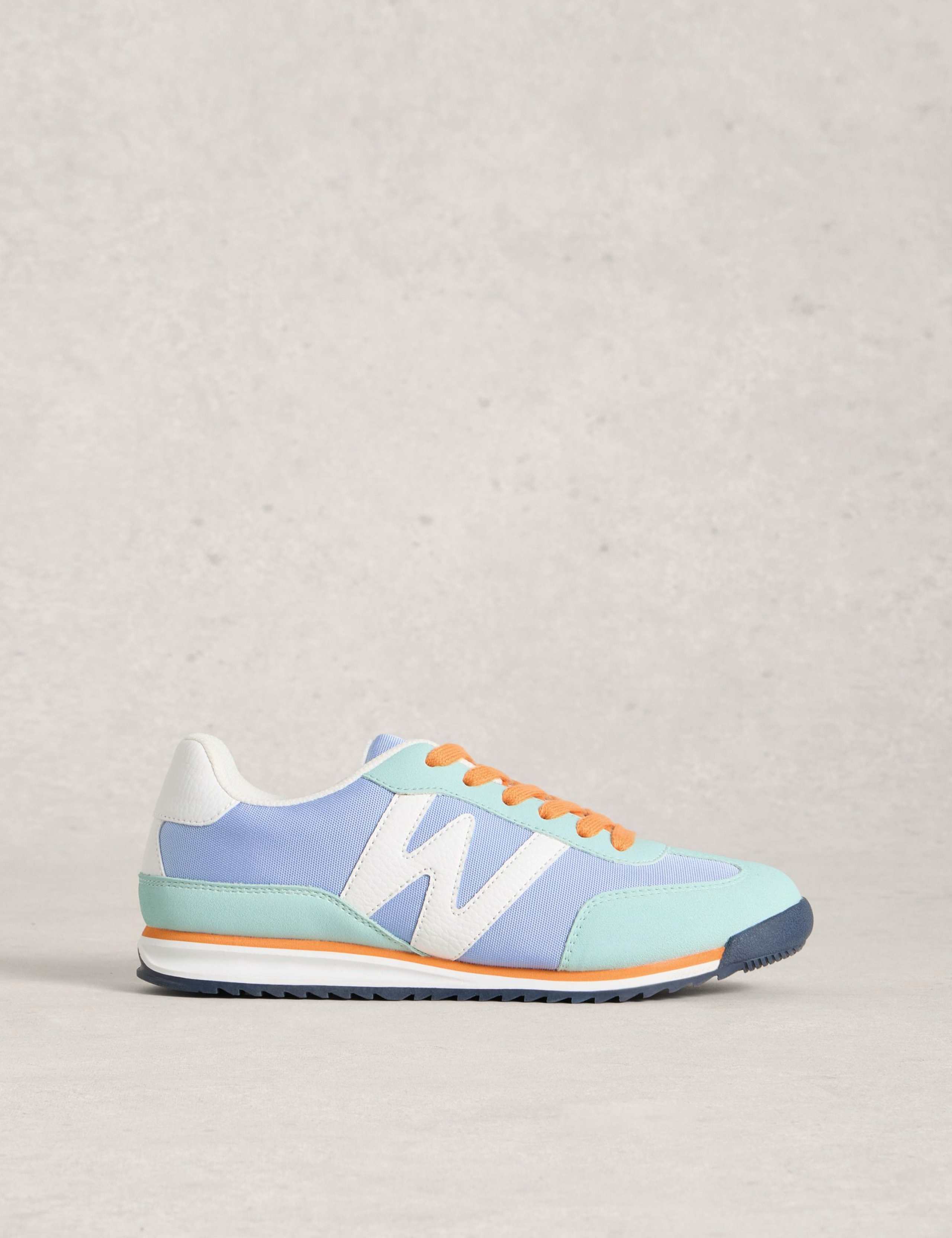 Lace Up Side Detail Trainers