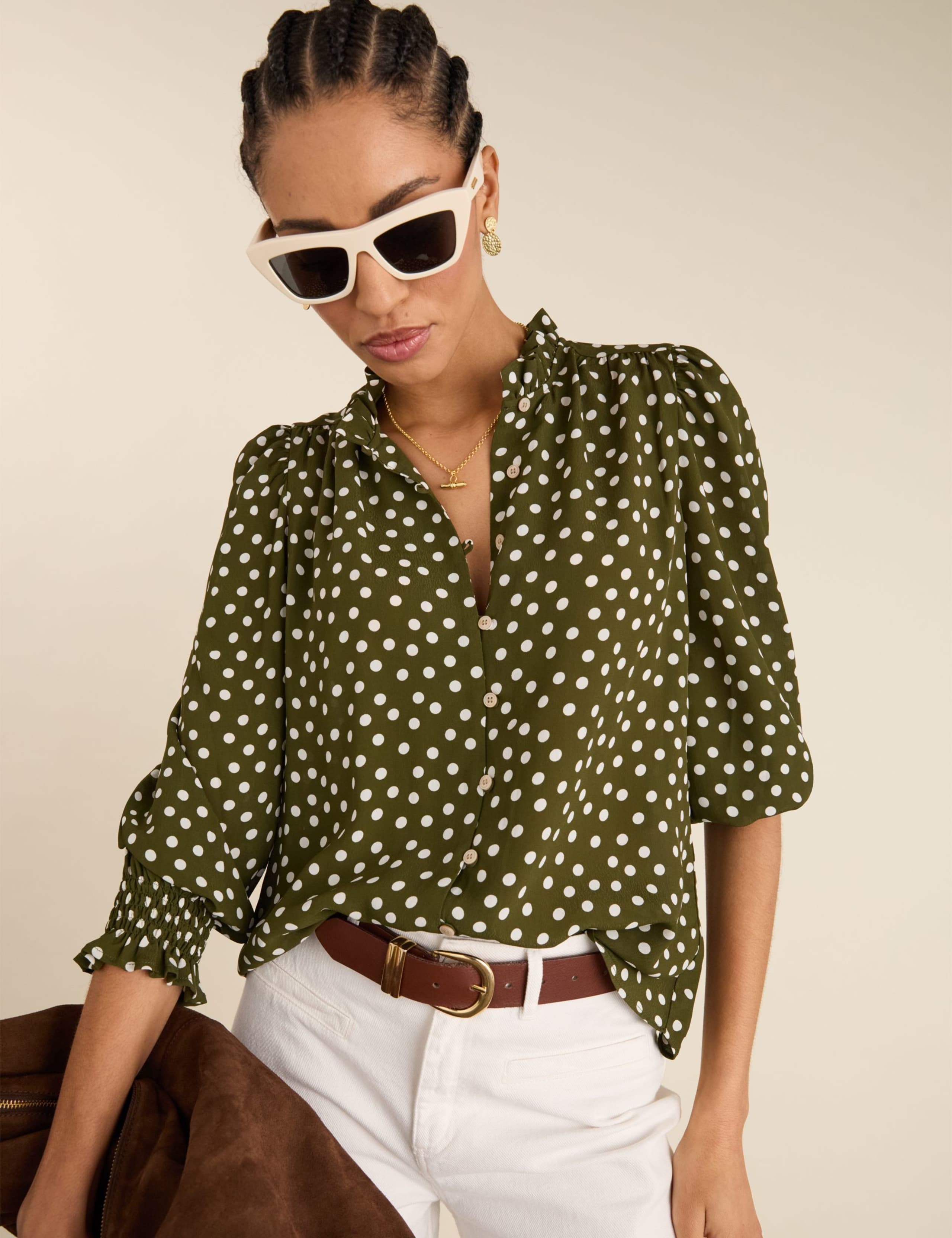Polka Dot Blouse