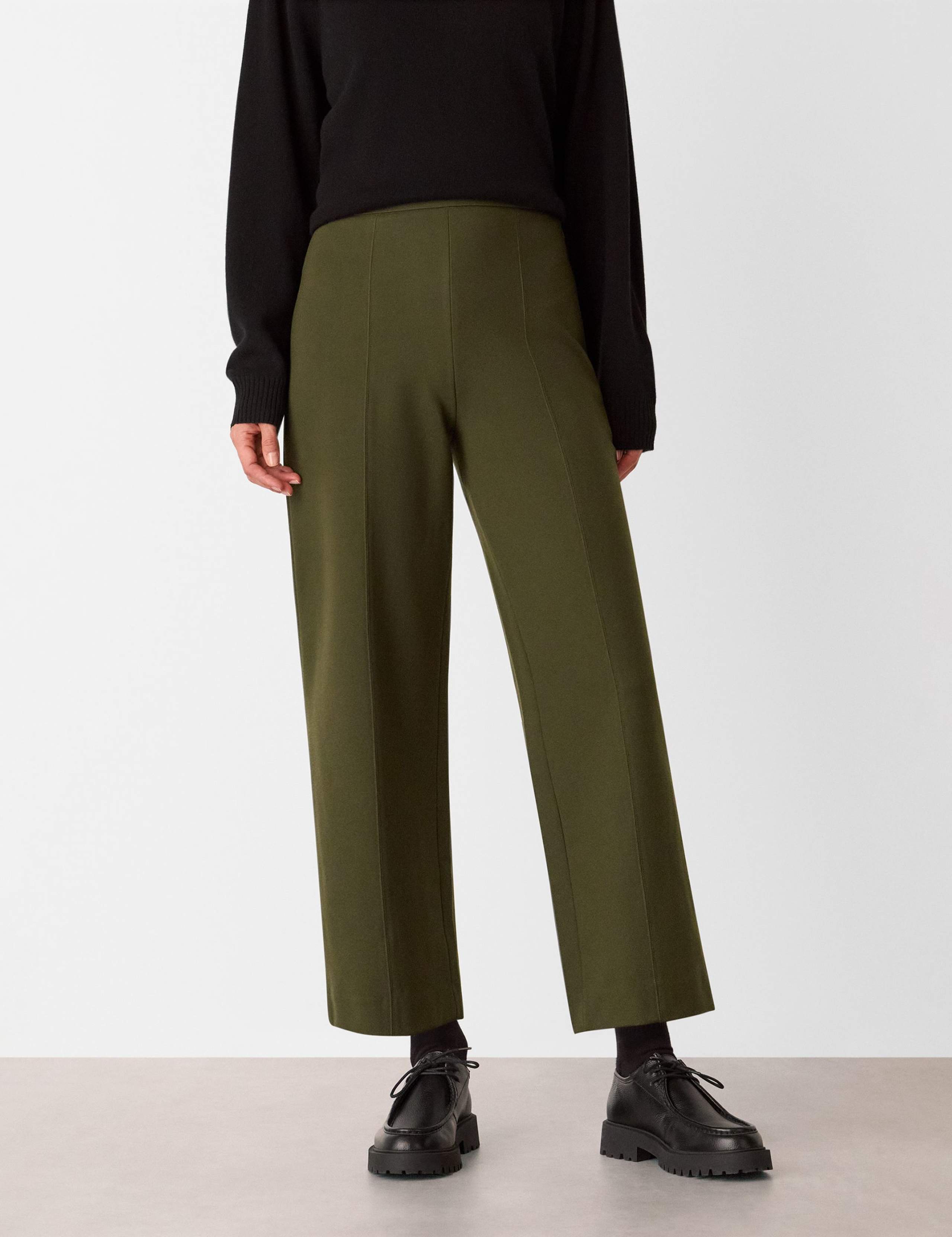 Camilla Wide Leg Cropped Trousers