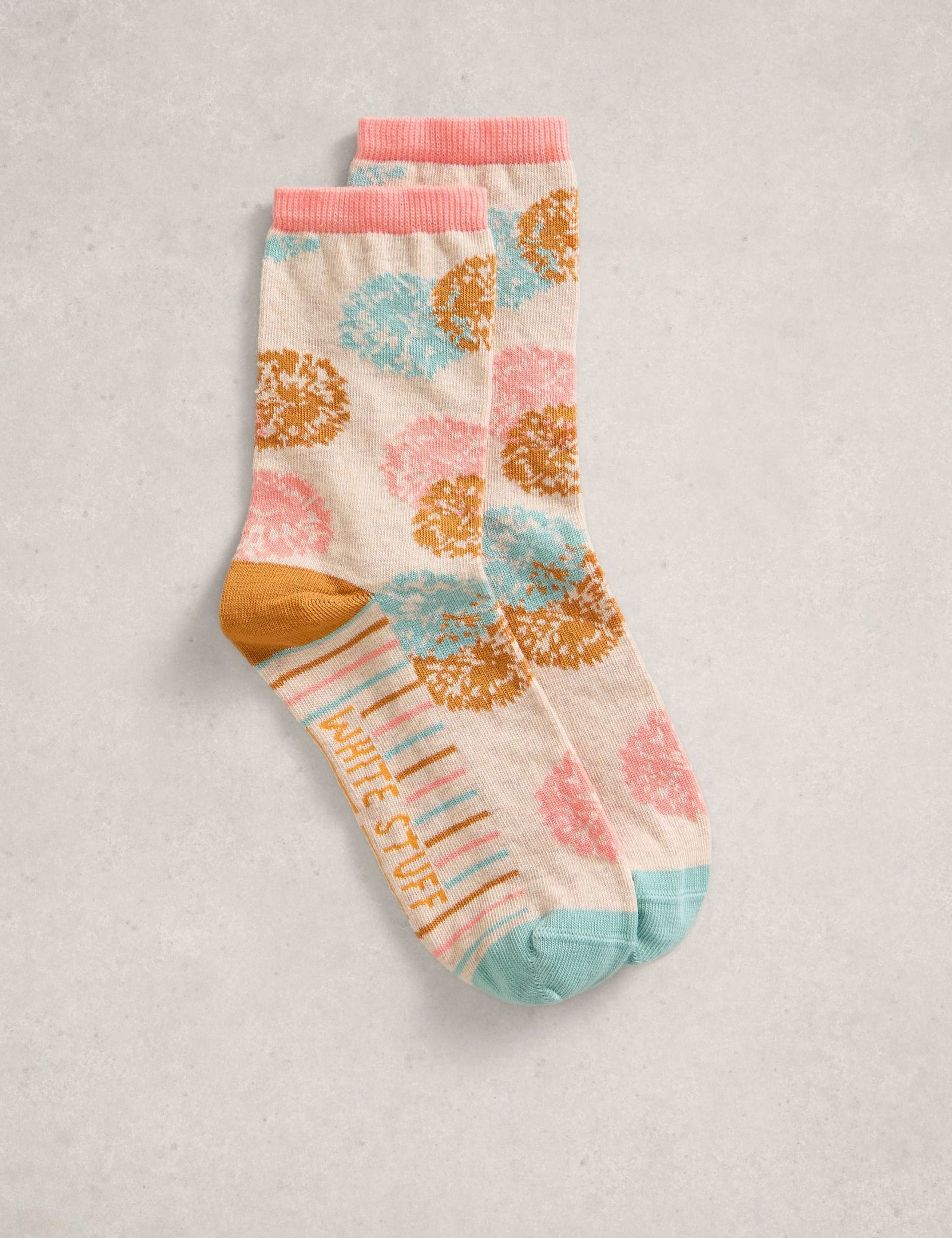 Cotton Rich Dandelion Ankle High Socks