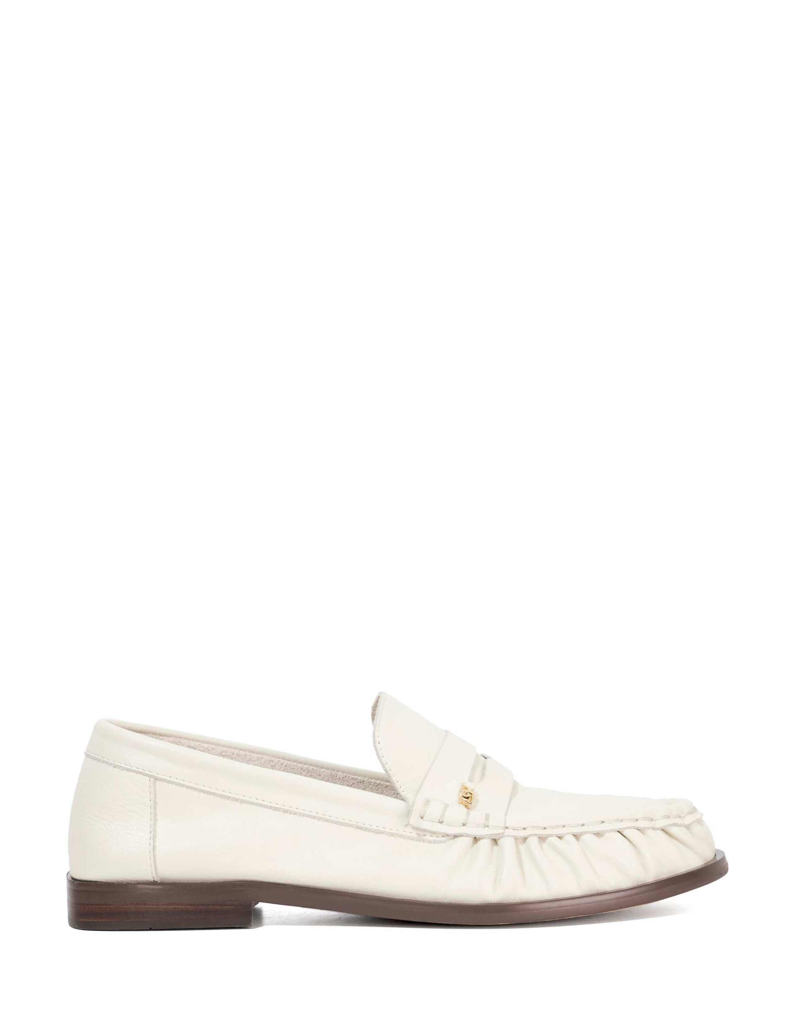 Leather Round Toe Loafers