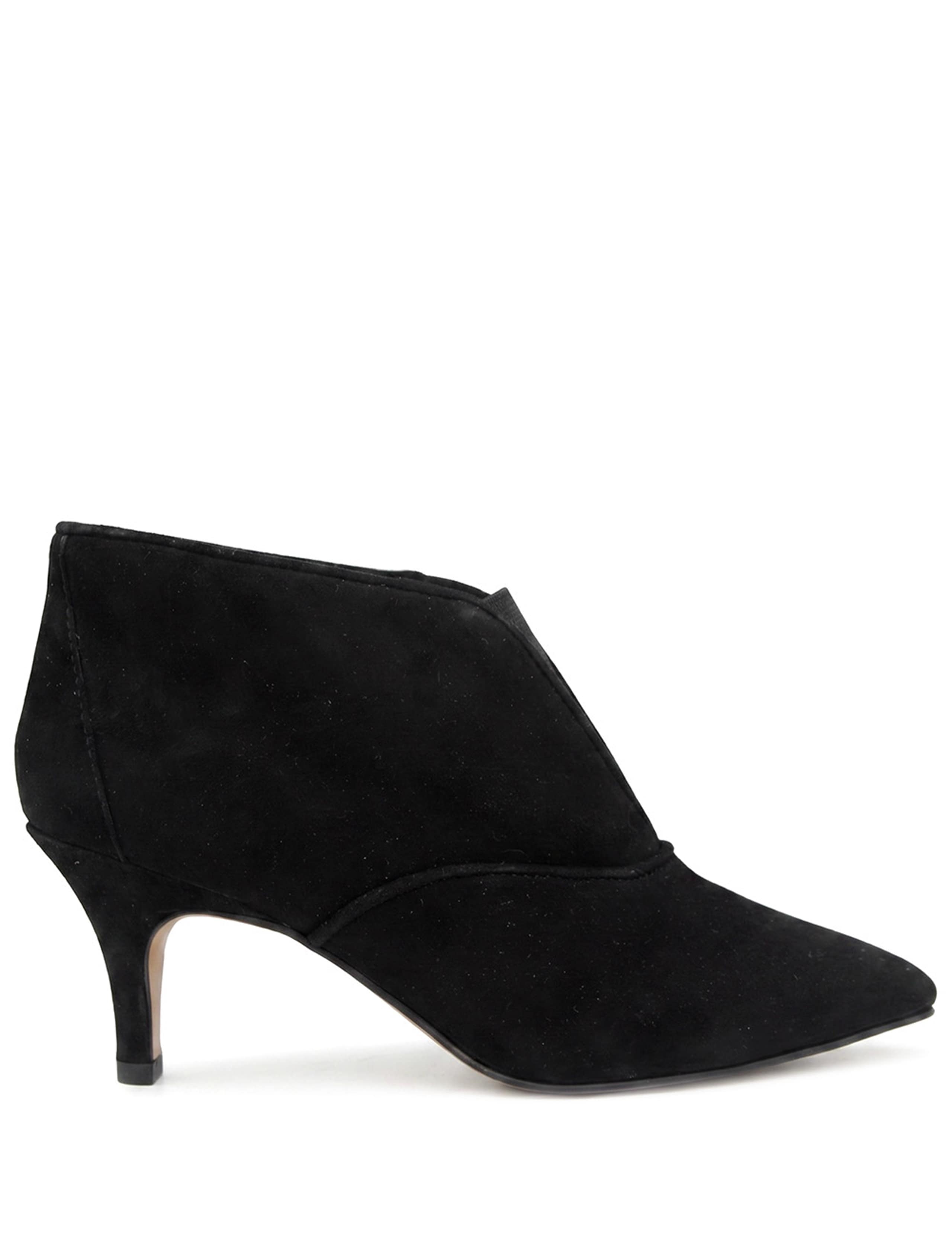 Leather Stiletto Heel Ankle Boots