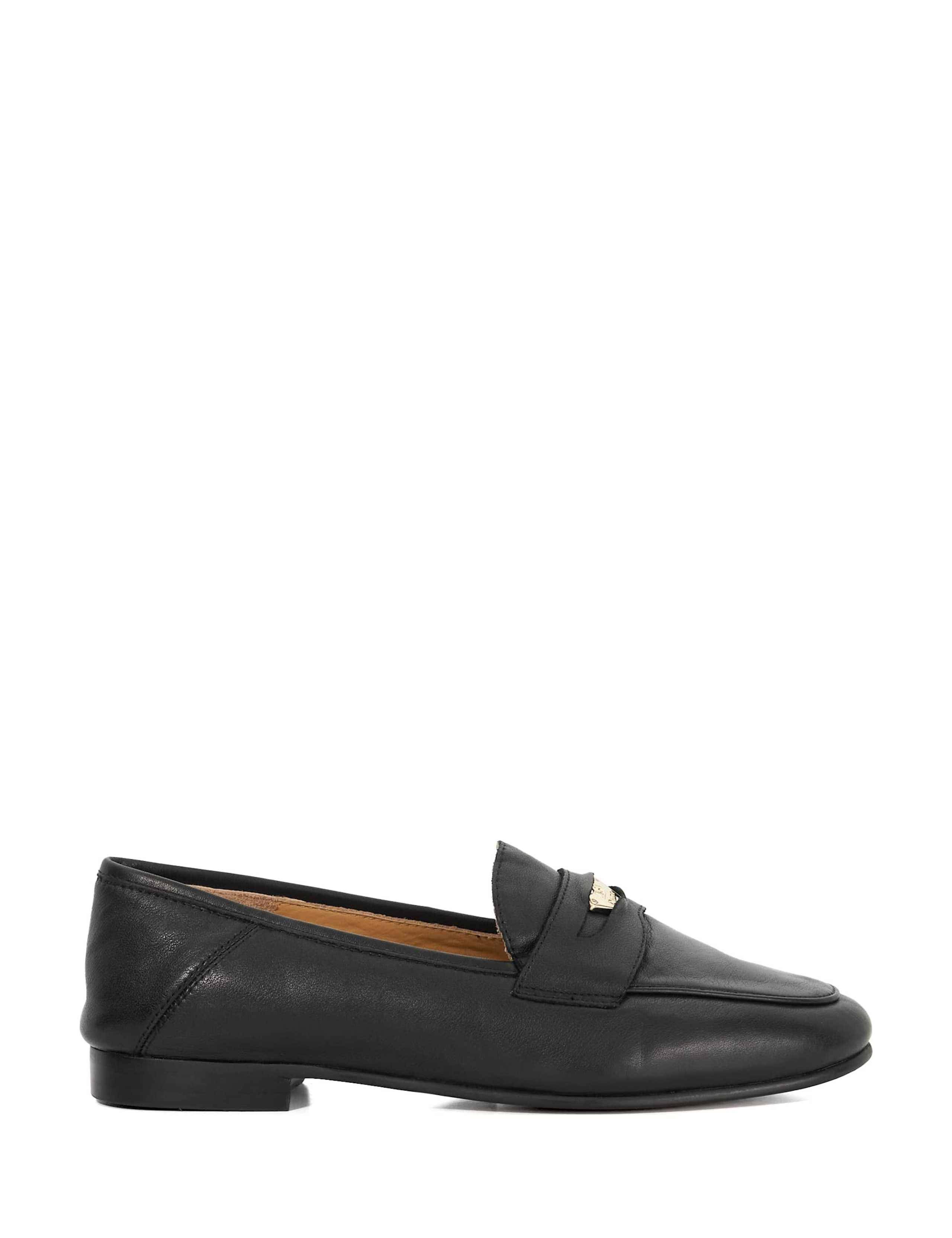 Leather Slim Sole Loafers