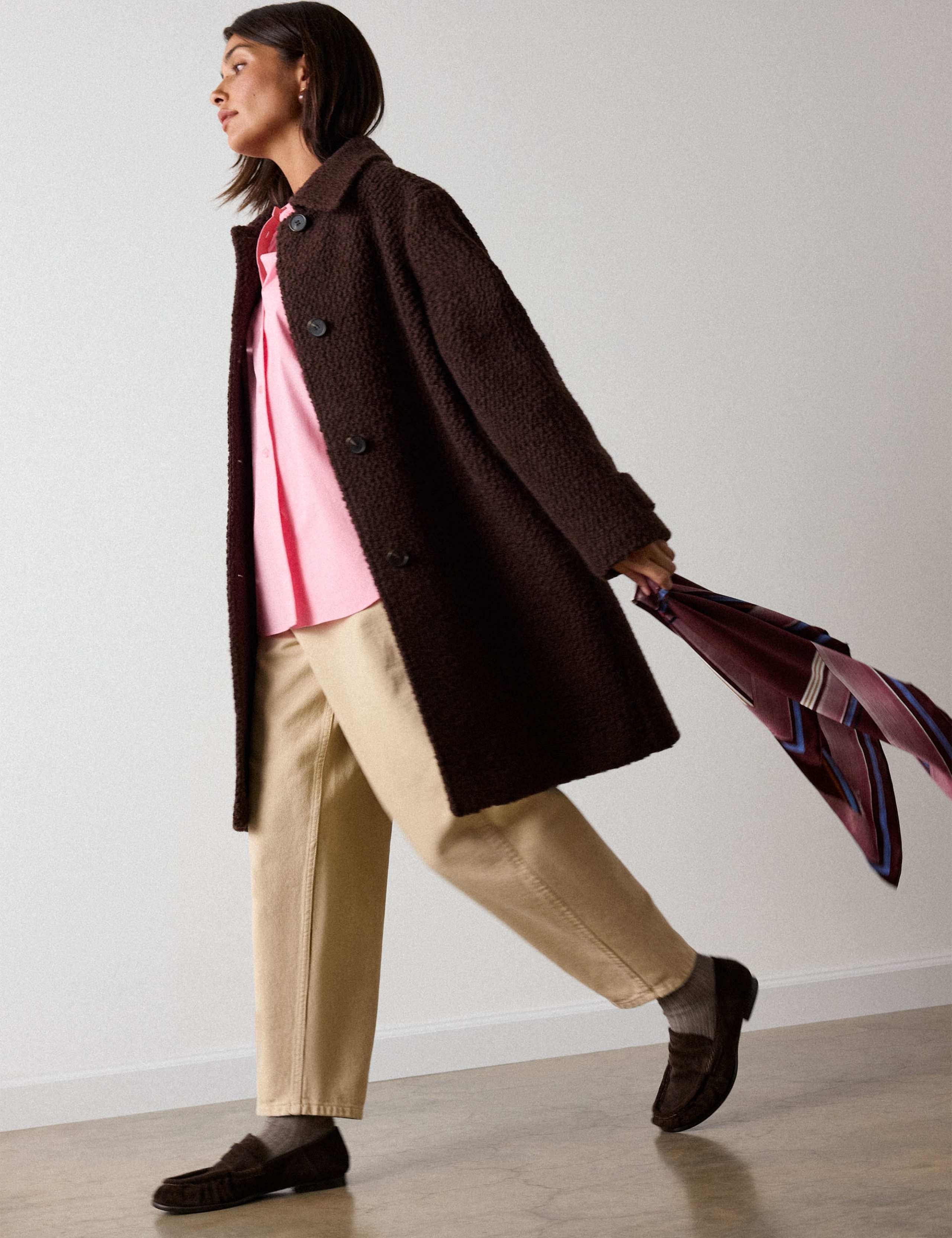 Boucle Wool Coat