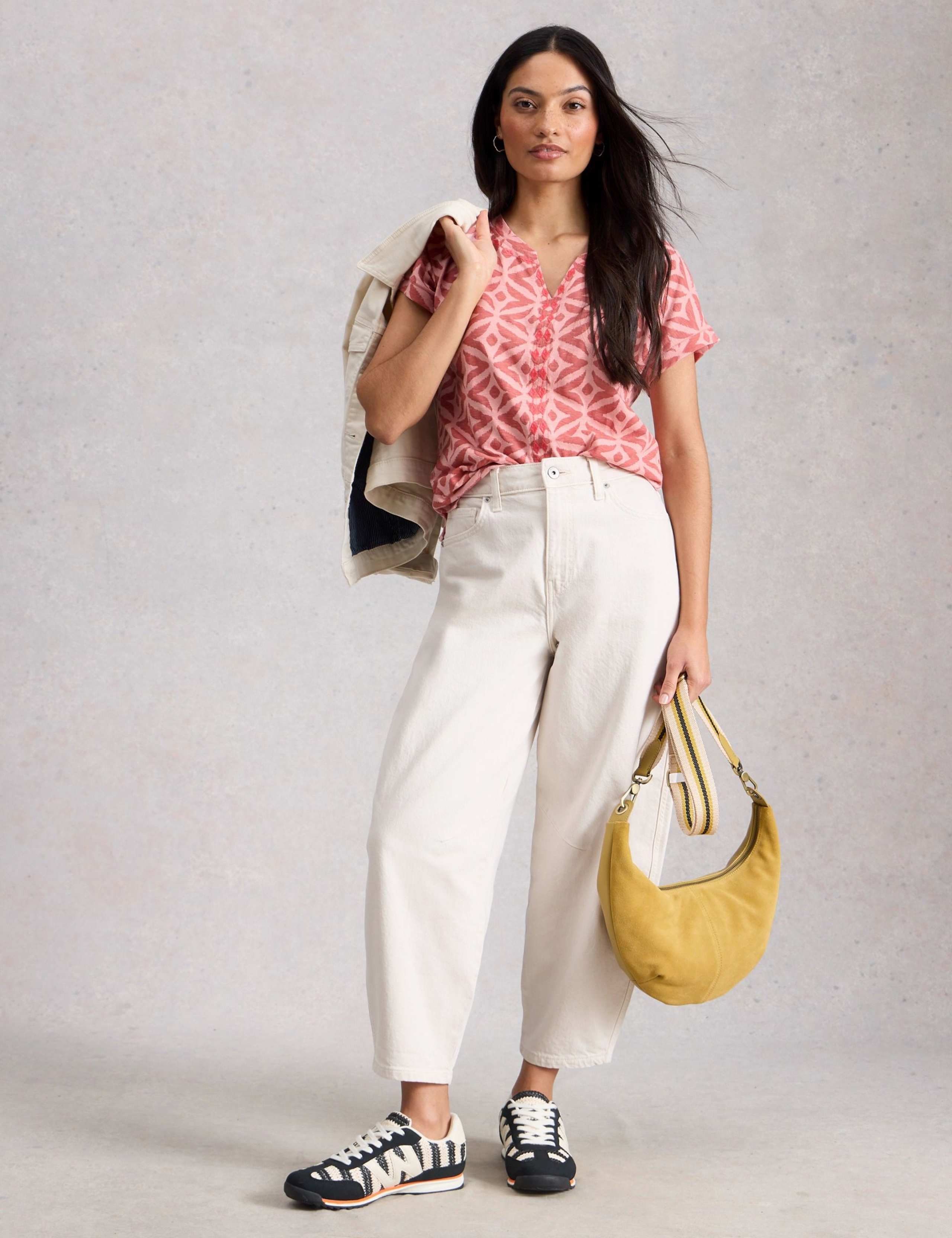 Pure Cotton Embroidered T-Shirt