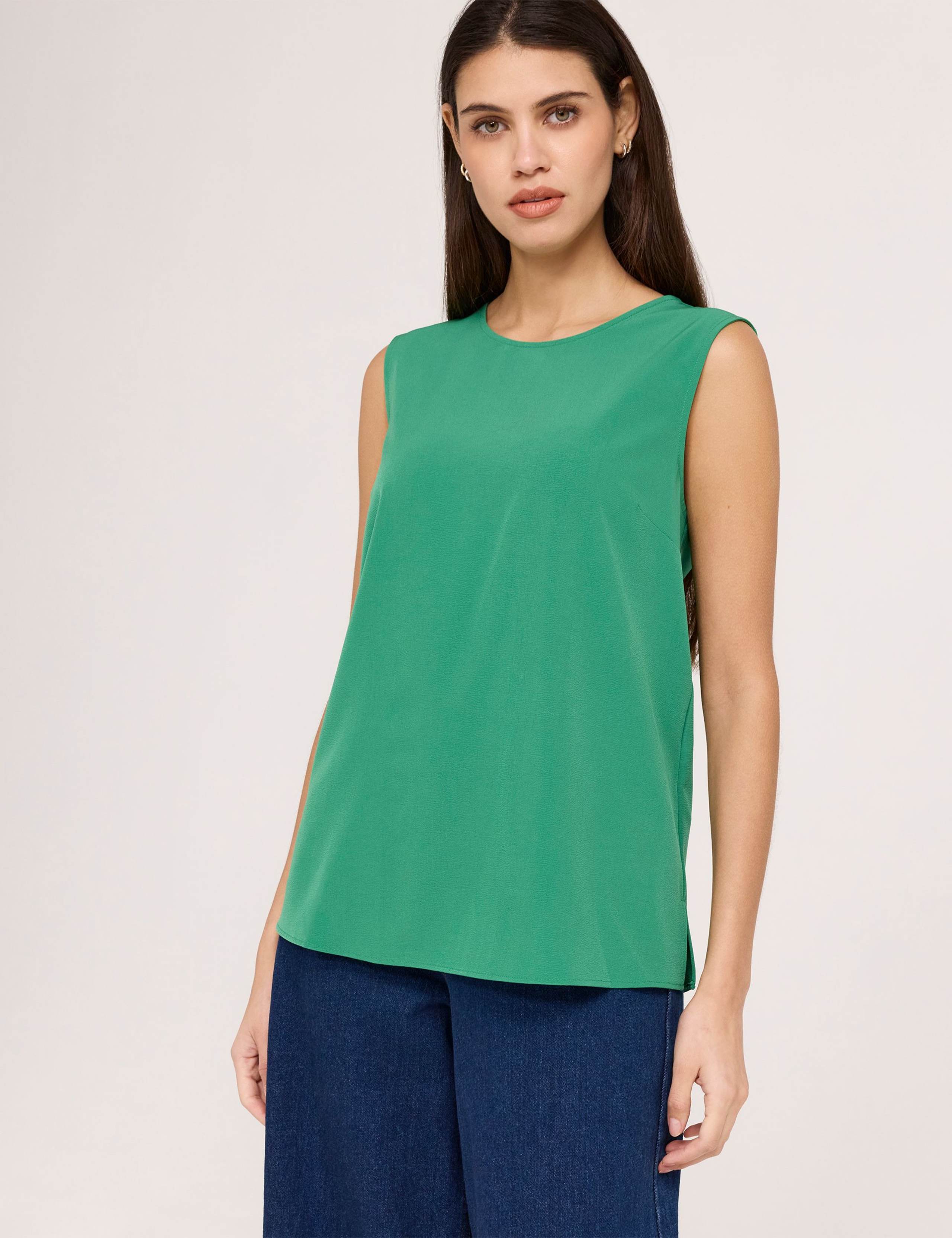 Round Neck Shell Top