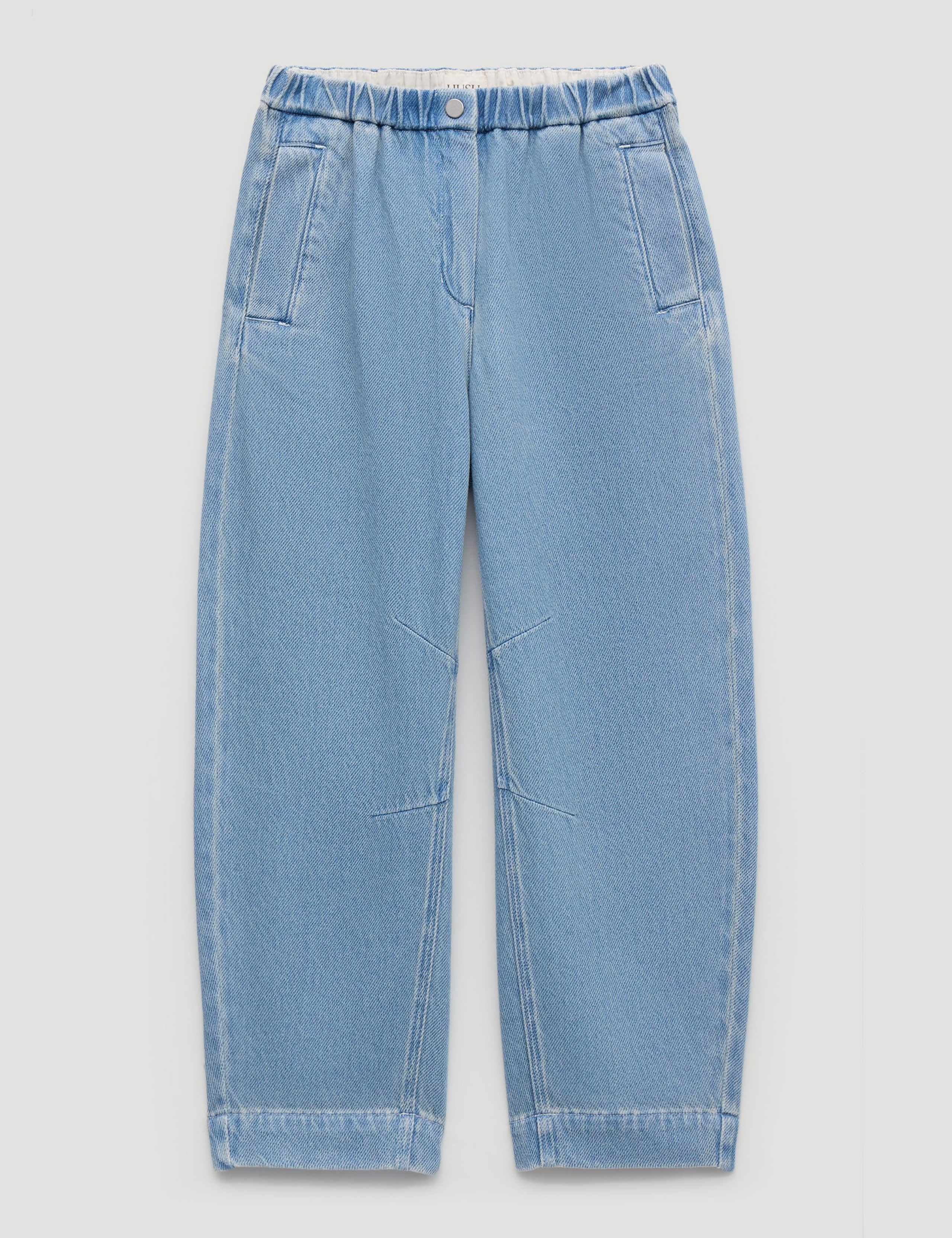 Supersoft Denim Barrel Turn Up Jeans