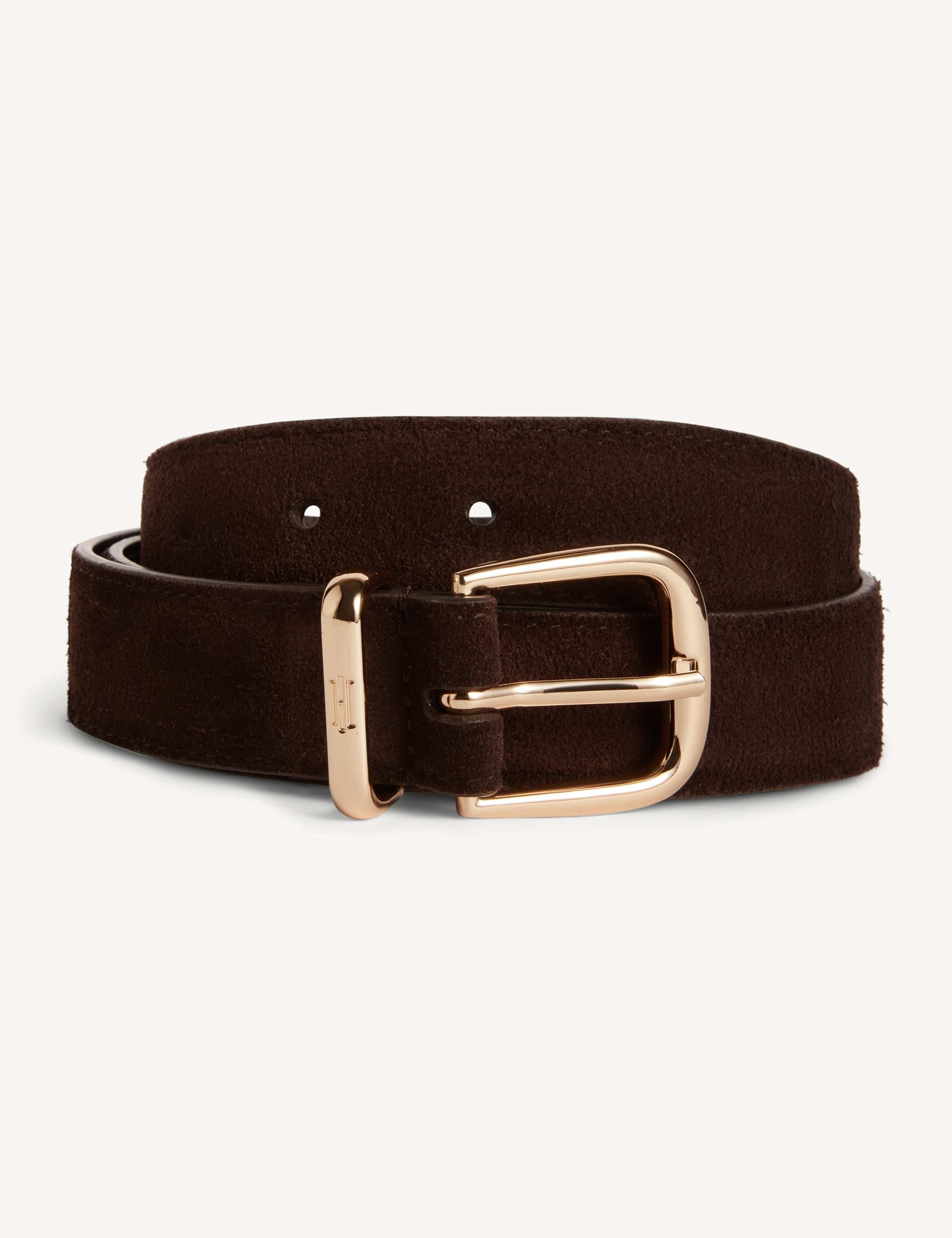 Suede Buckle Belt