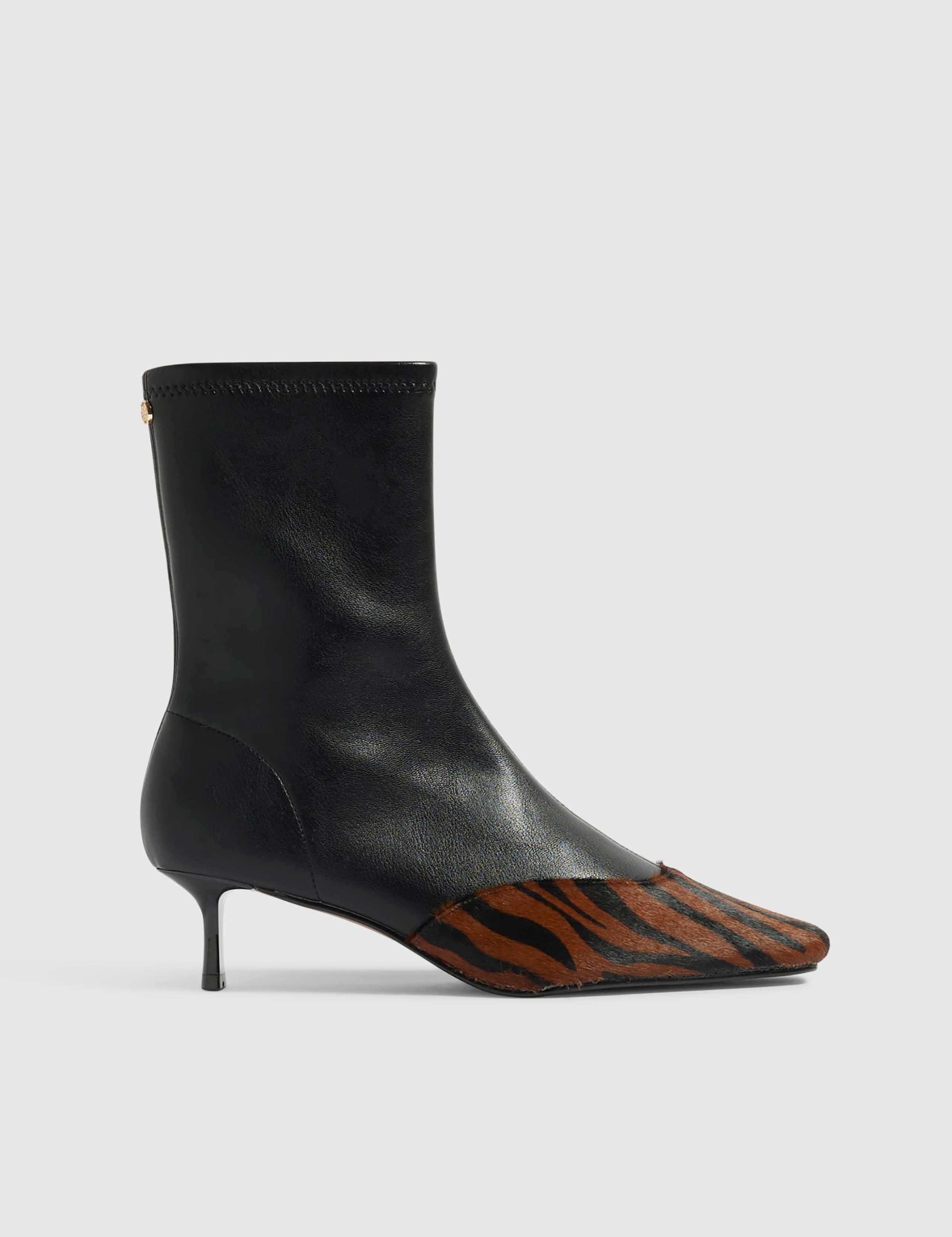 Kitten Heel Ankle Boots