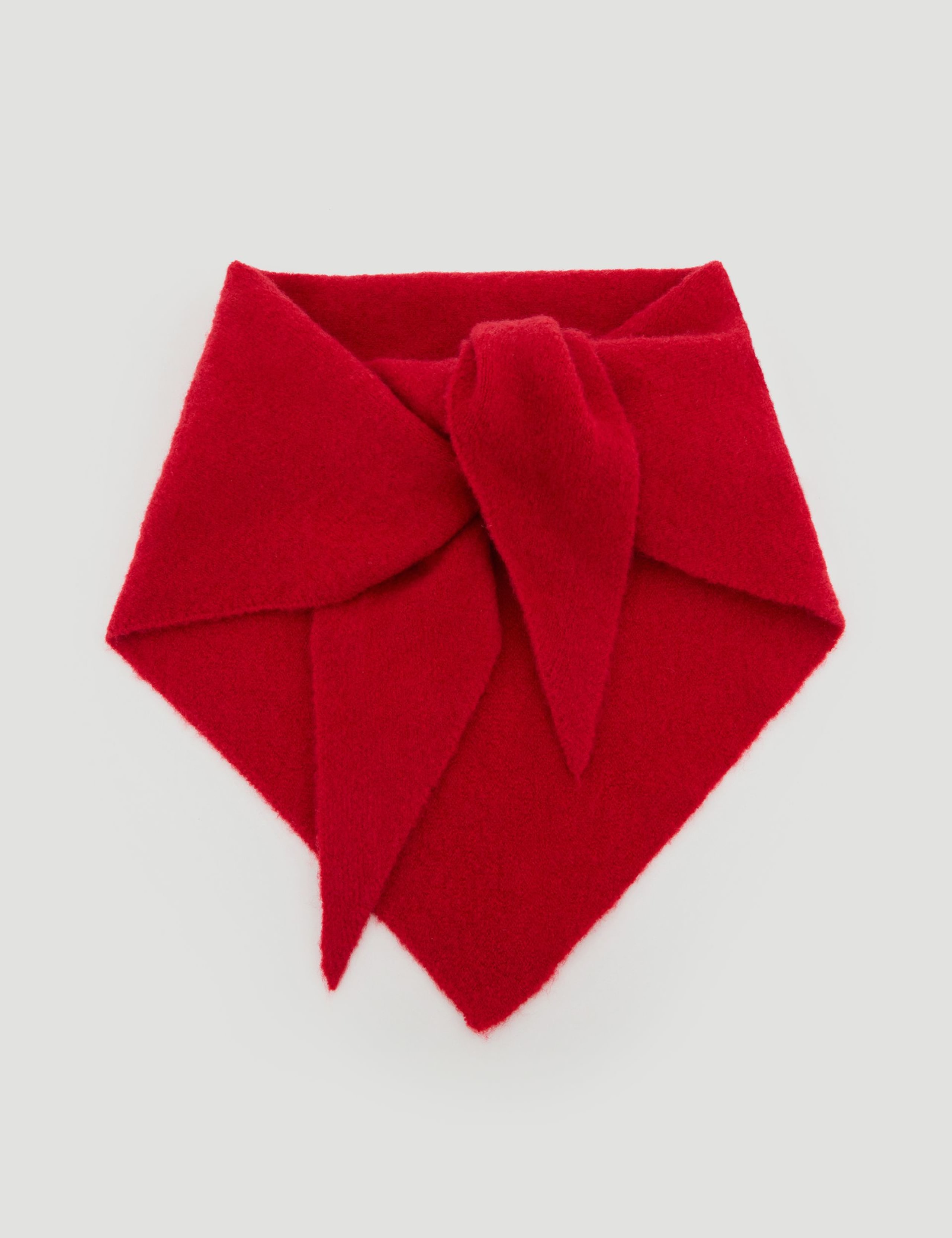 Wool Blend Textured Scarf