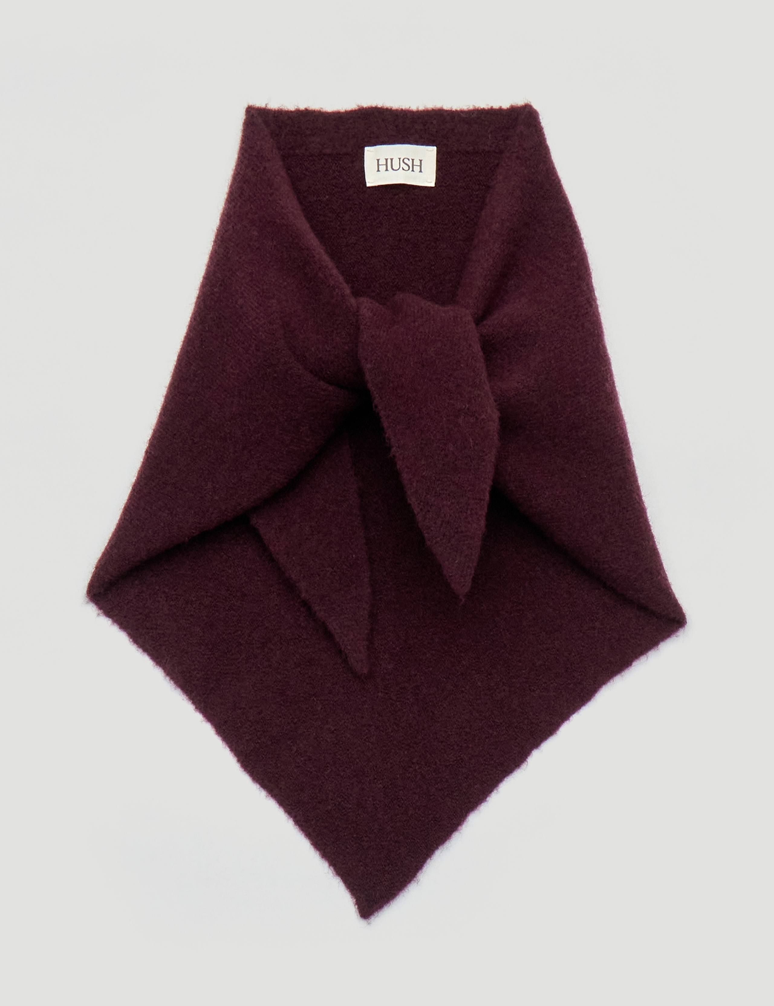 Wool Blend Textured Scarf