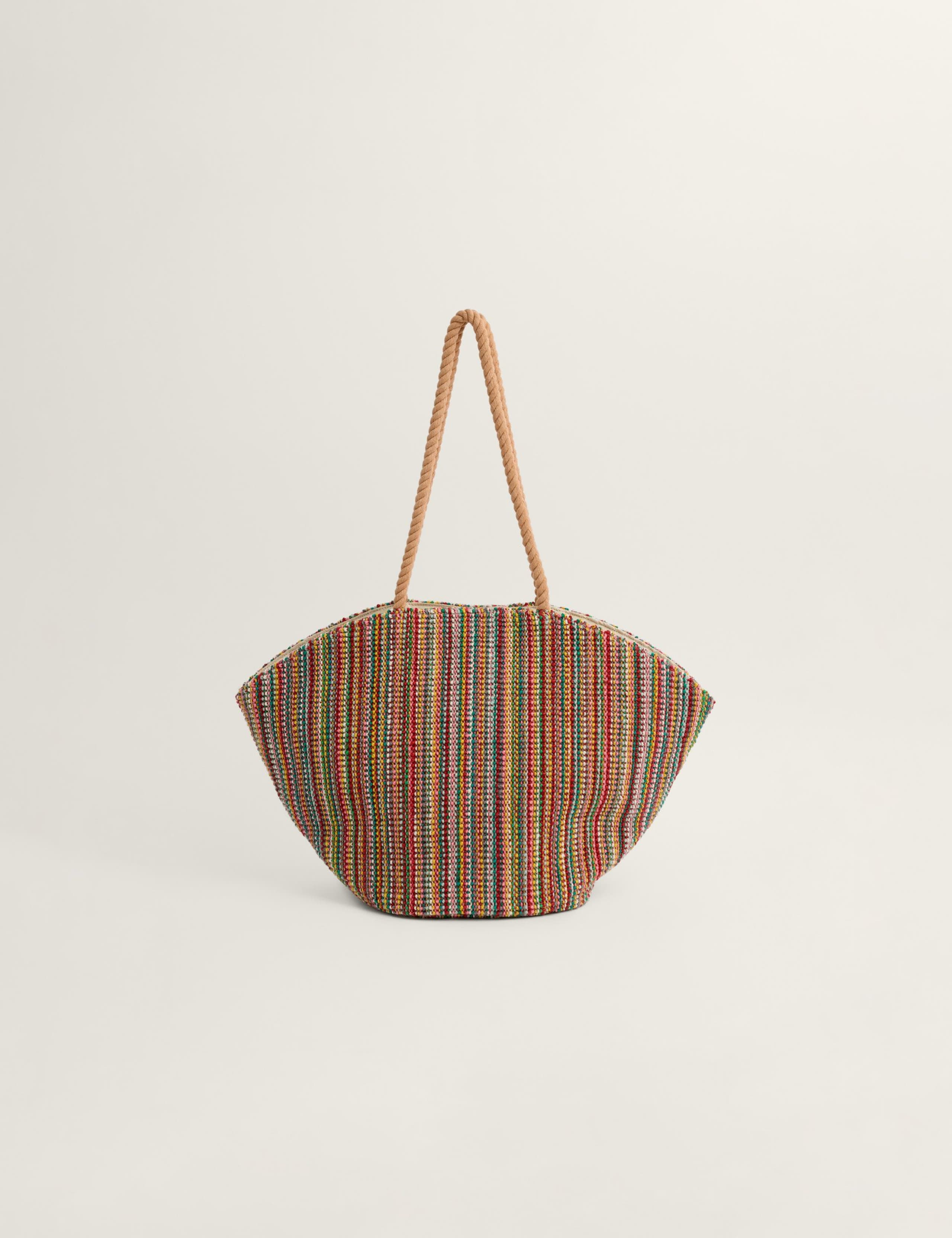 Striped Jute Bag