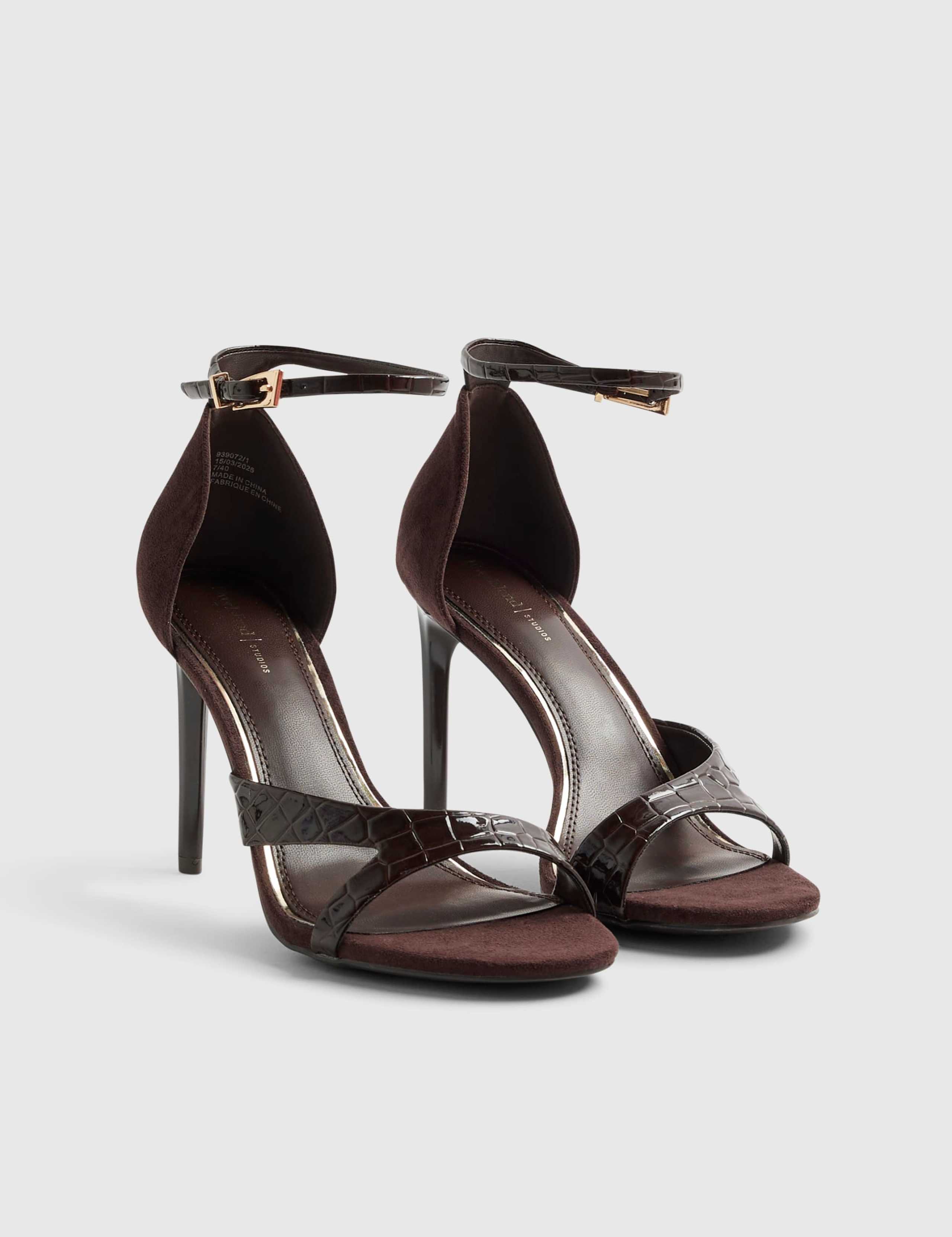 Ankle Strap Stiletto Sandals