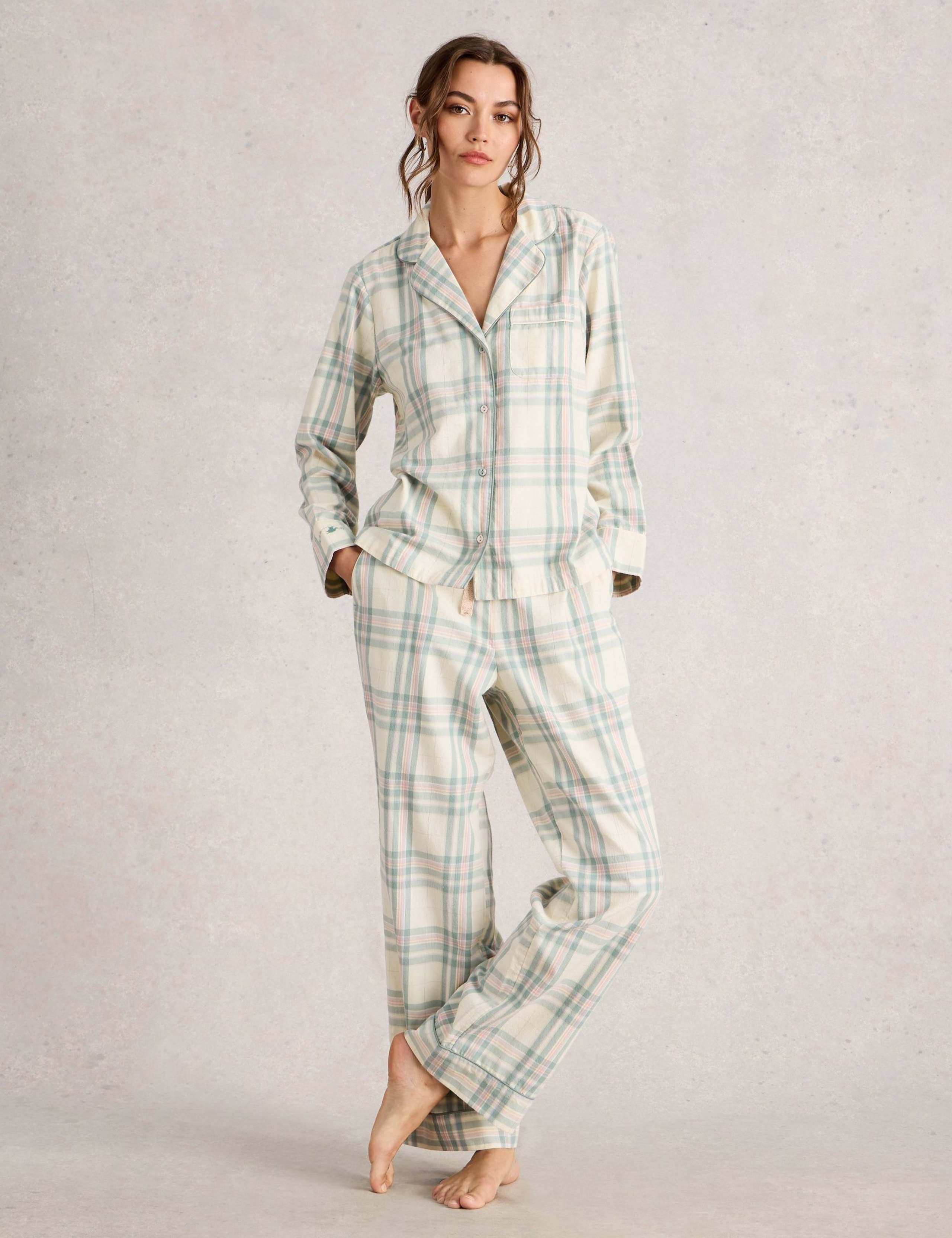 Pure Cotton Checked Lounge Shirt