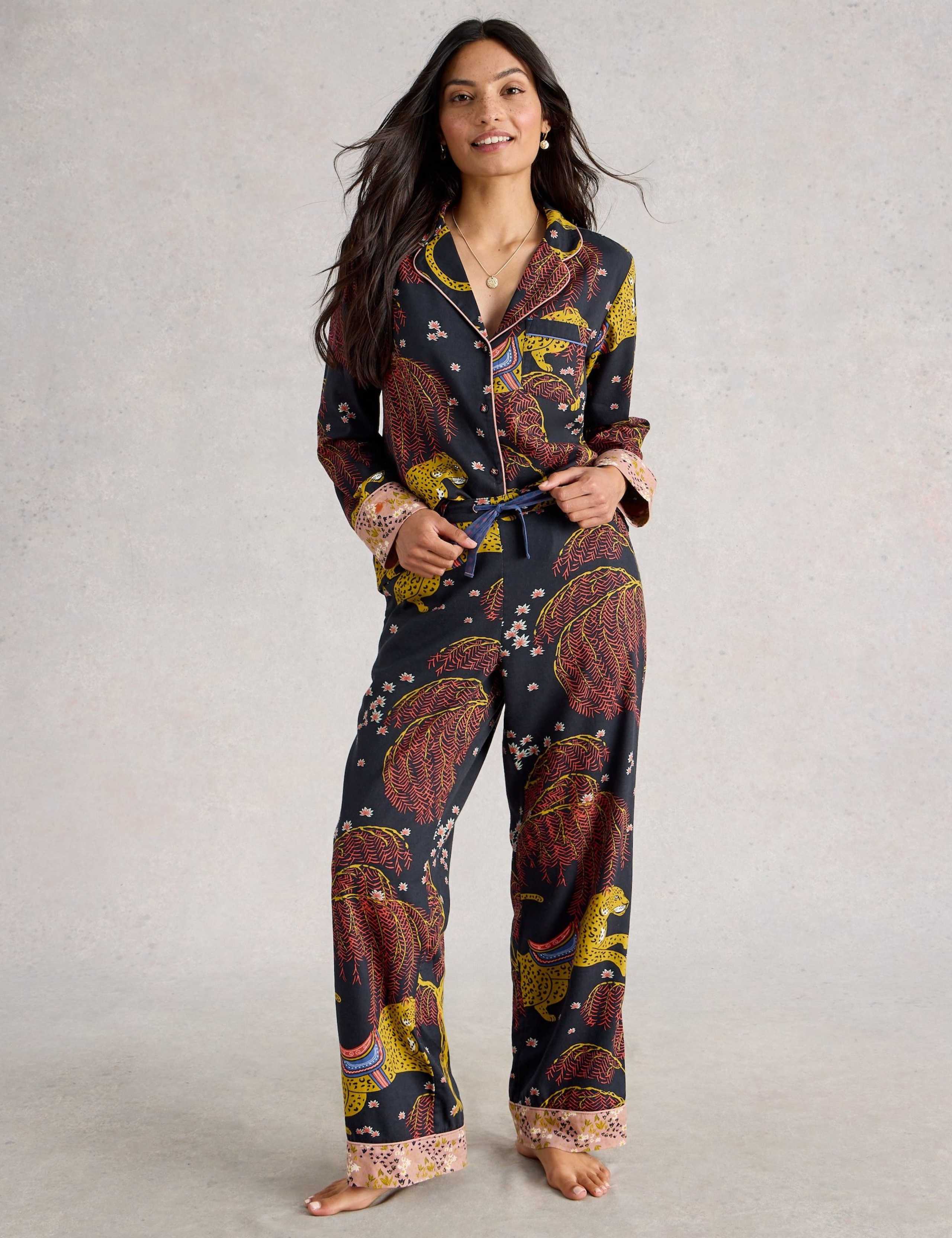 Cotton Rich Floral Pyjama Bottoms