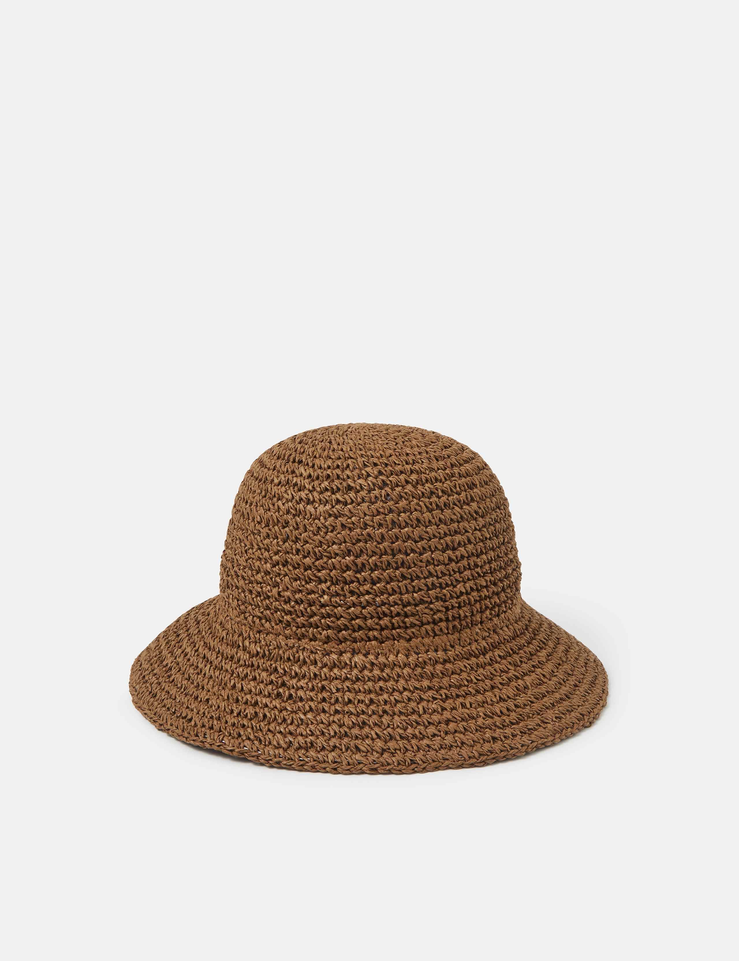 Woven Straw Bucket Hat