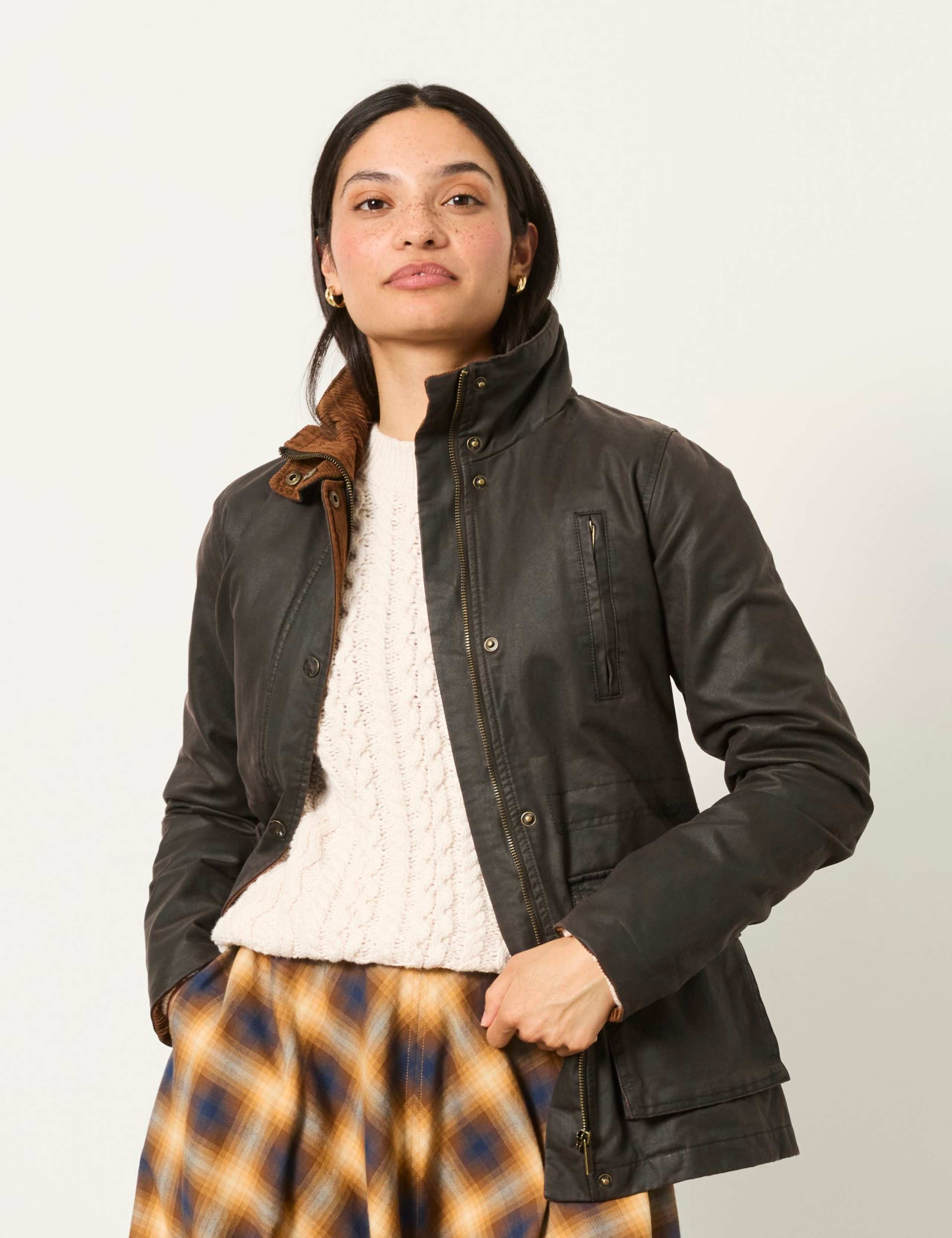 Cotton Rich Hooded Utility Jacket
