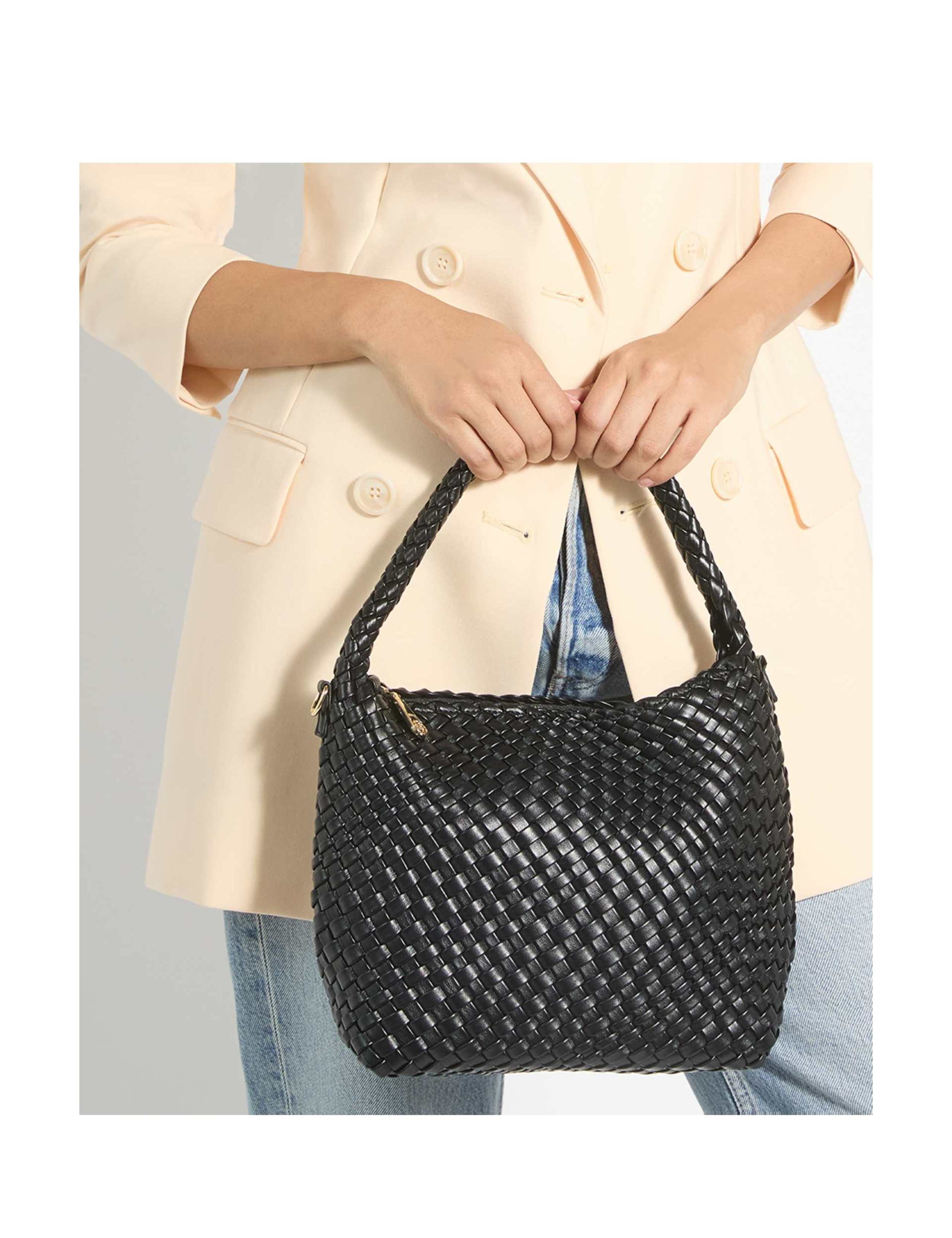 Woven Slouch Bag