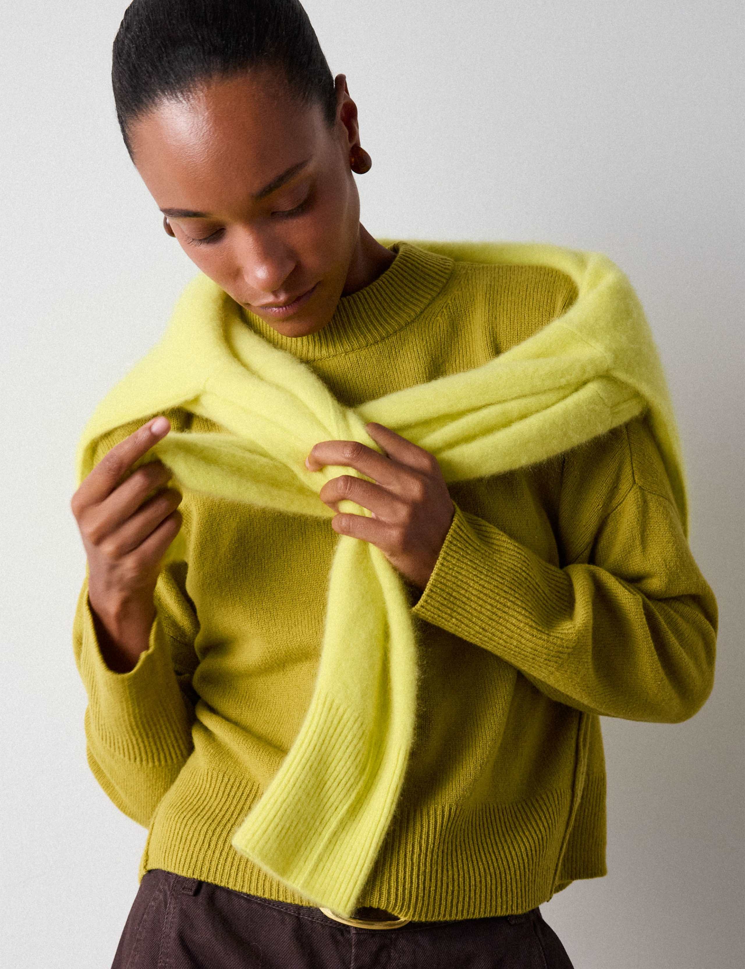 Pure Wool Seam Detail Knit