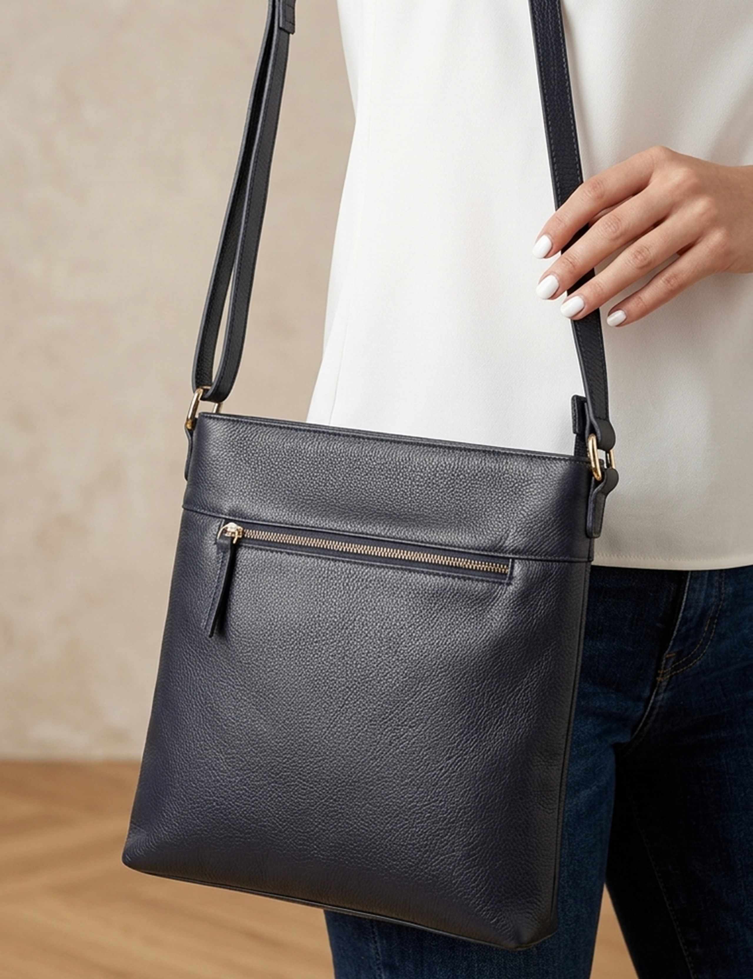 Leather Shoulder Bag