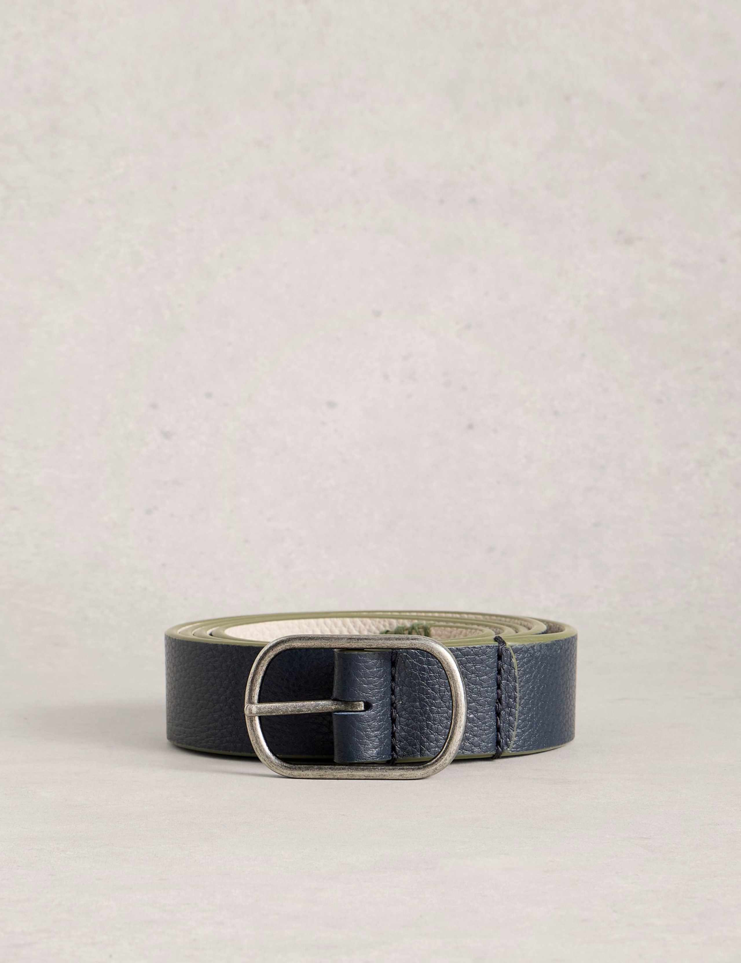 Leather Reversible Jeans Belt
