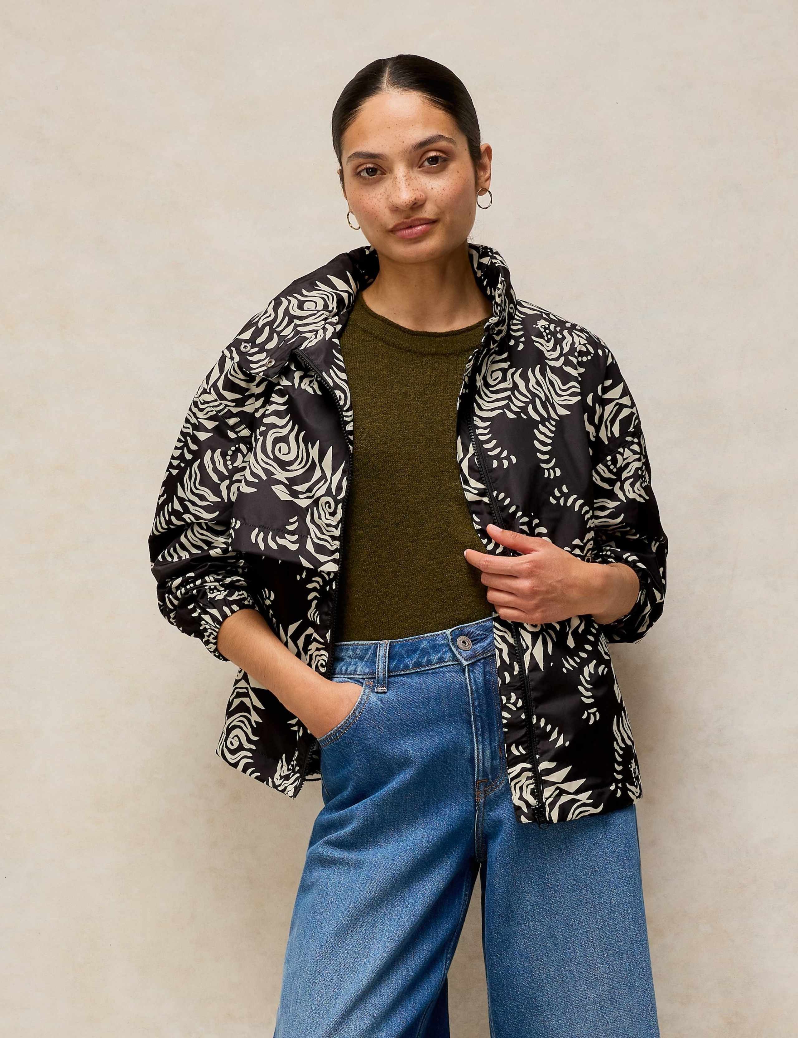 Printed Rain Jacket