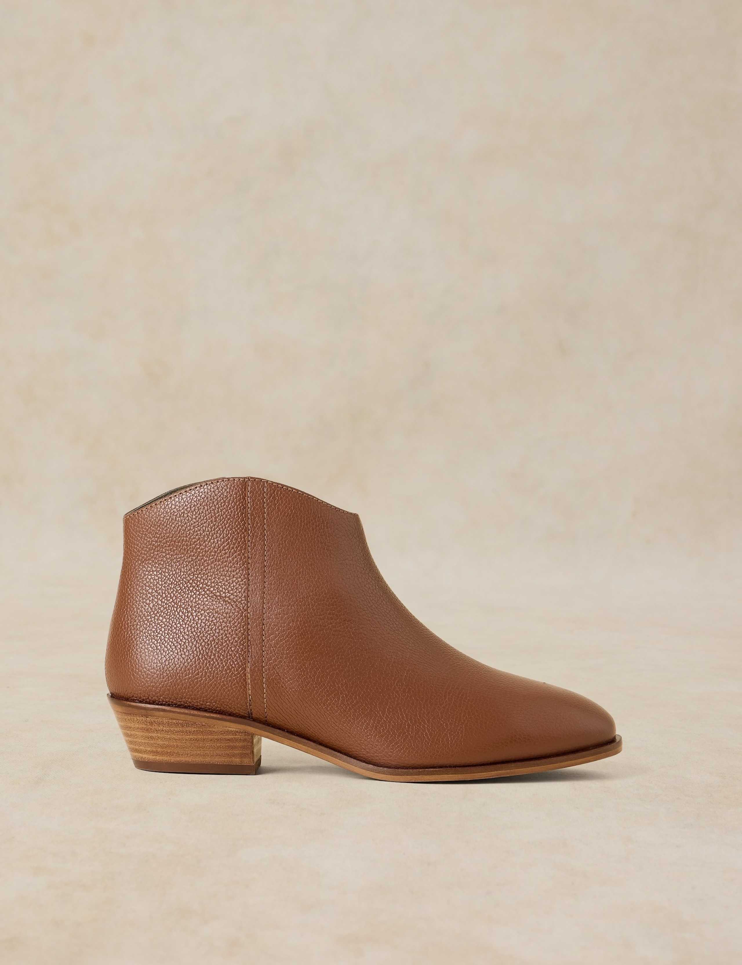 Leather Ankle Boots