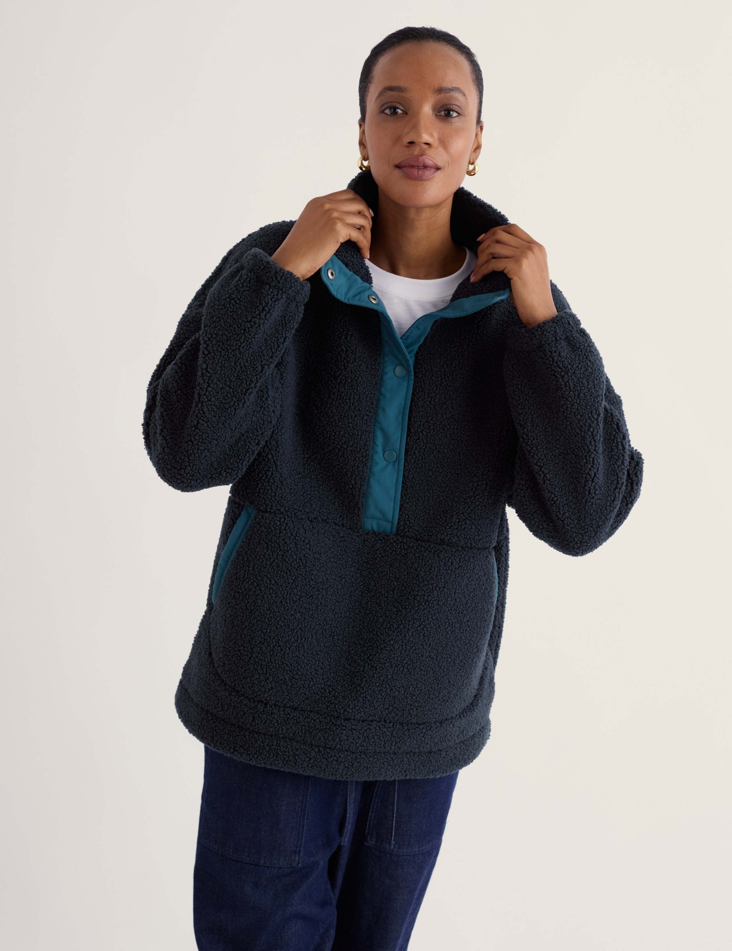 Oversized High Neck Jacket