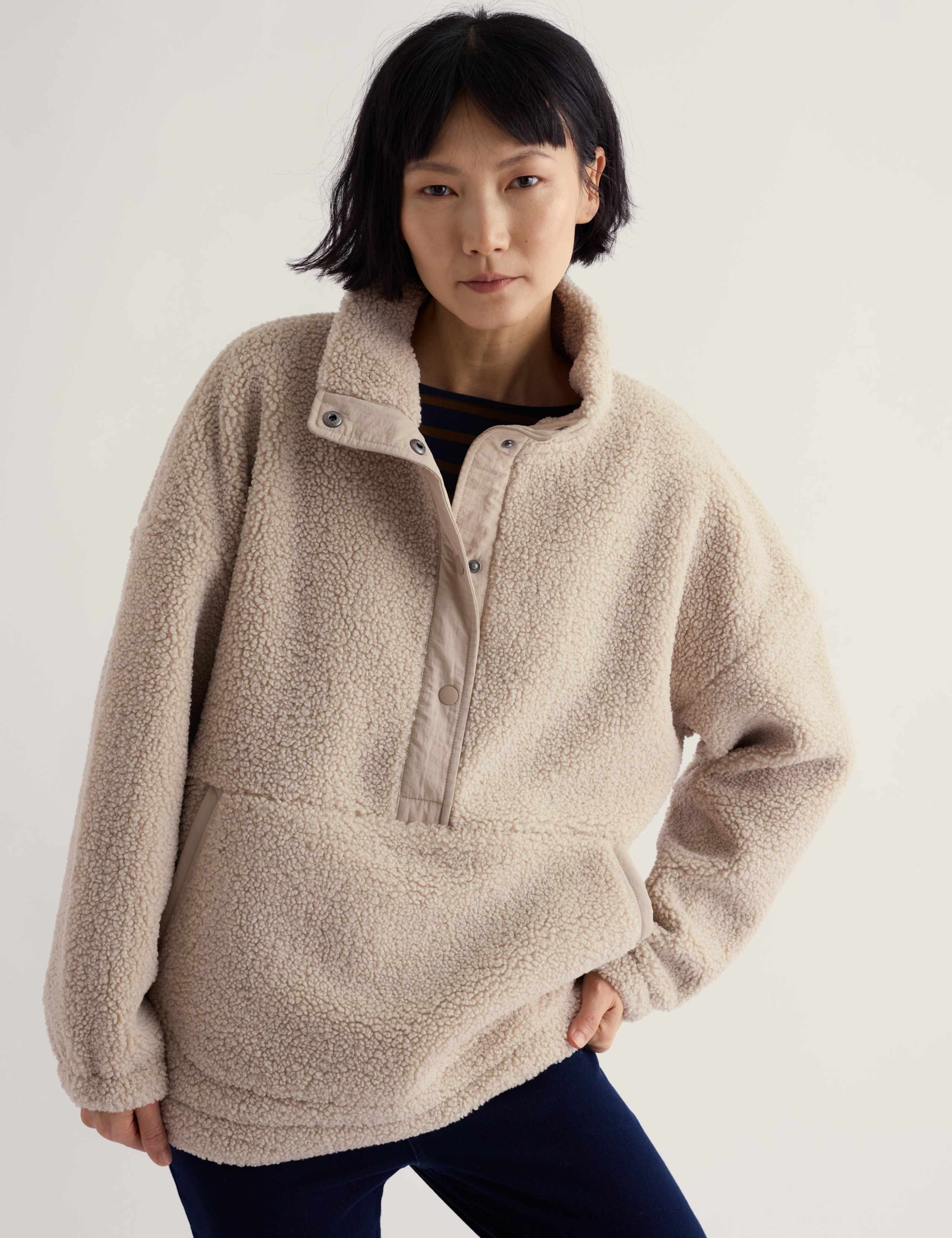 Oversized High Neck Jacket