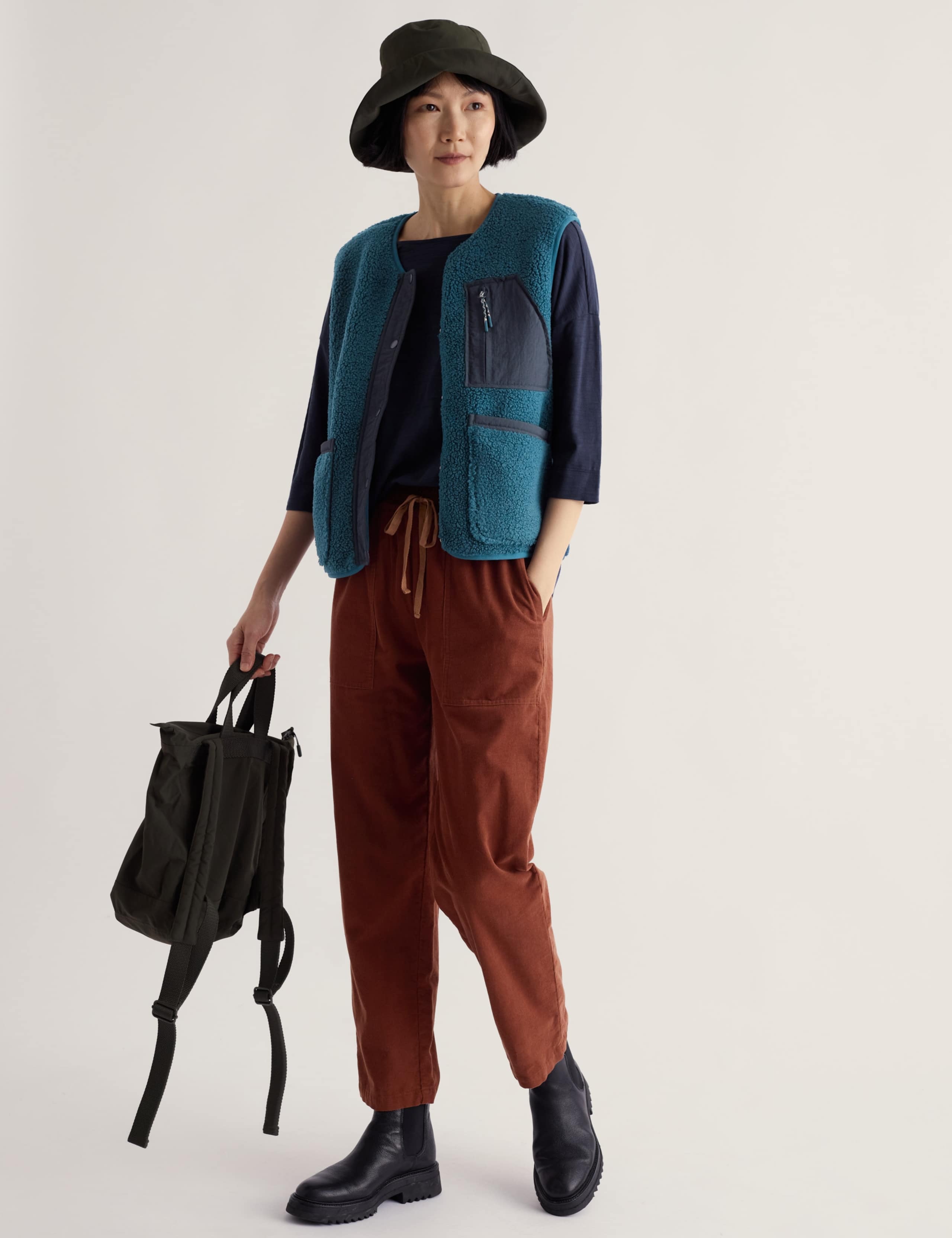Relaxed Fleece Gilet