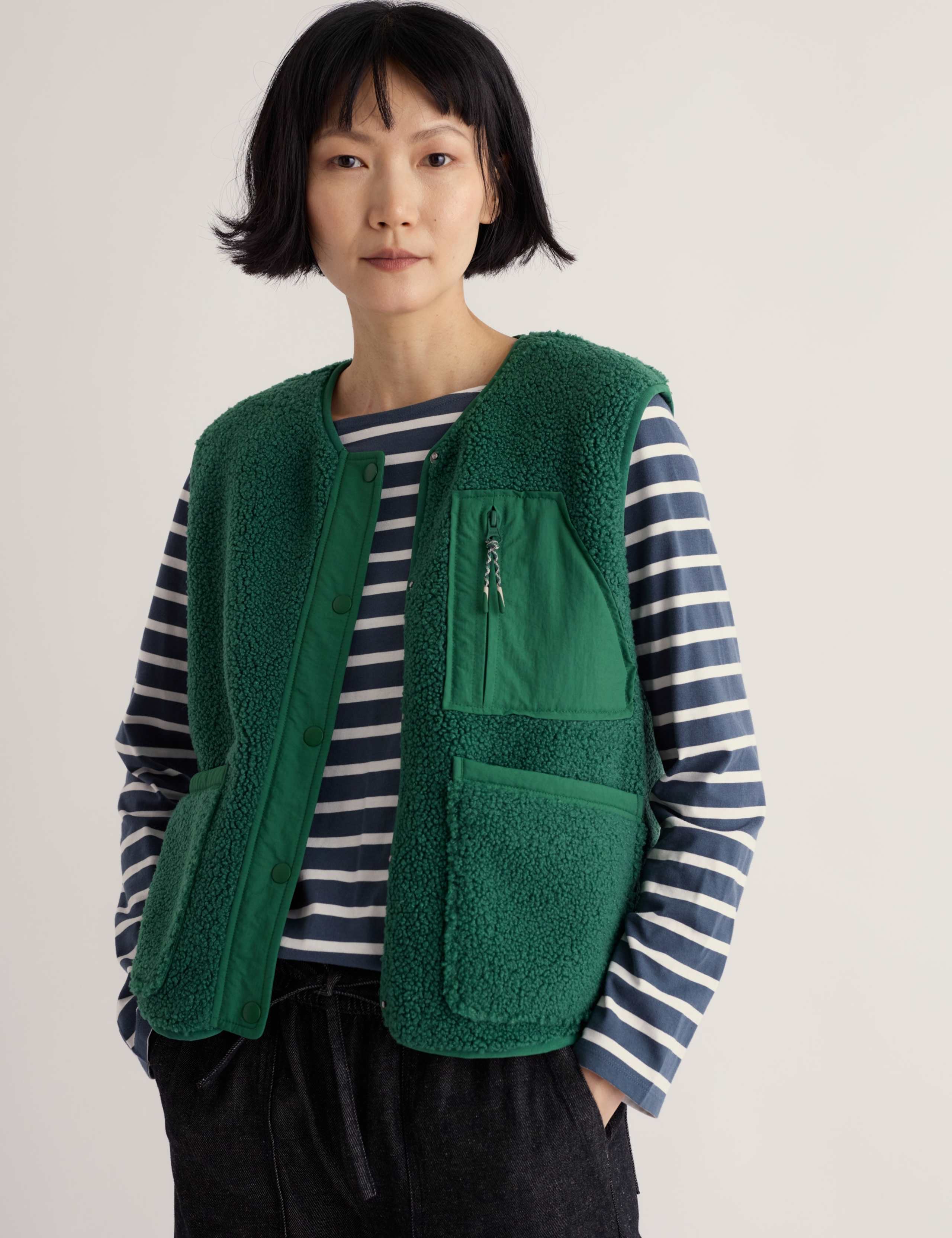 Relaxed Fleece Gilet