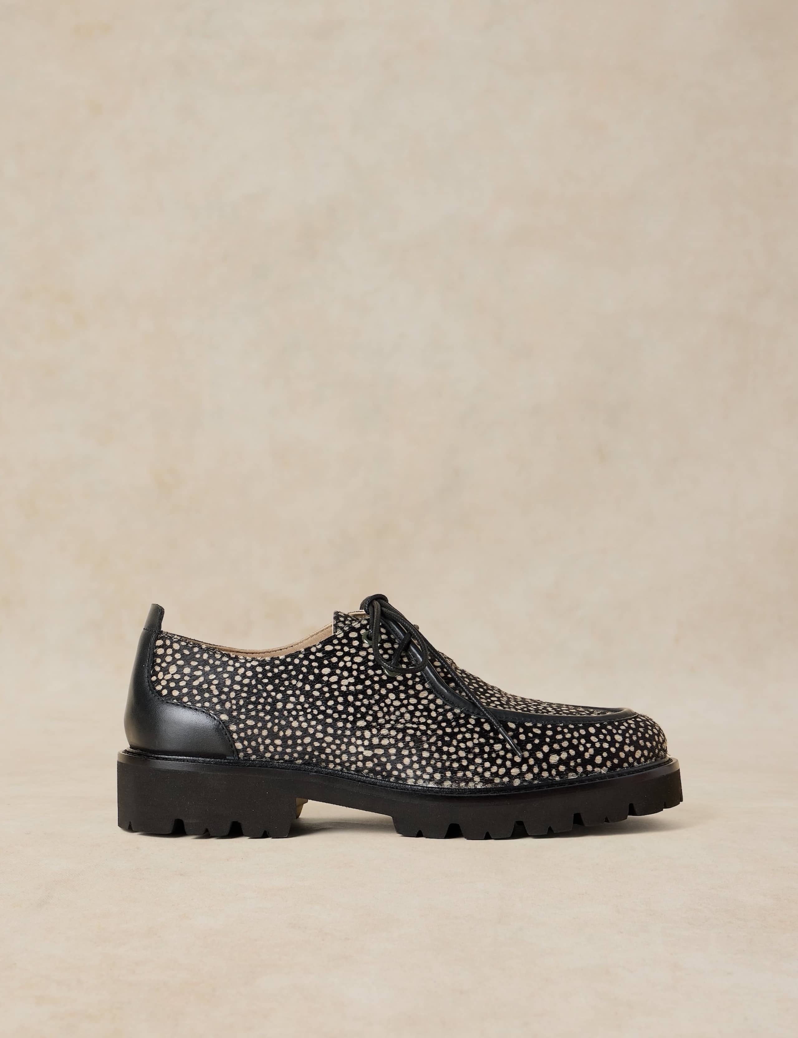 Animal Print Brogues