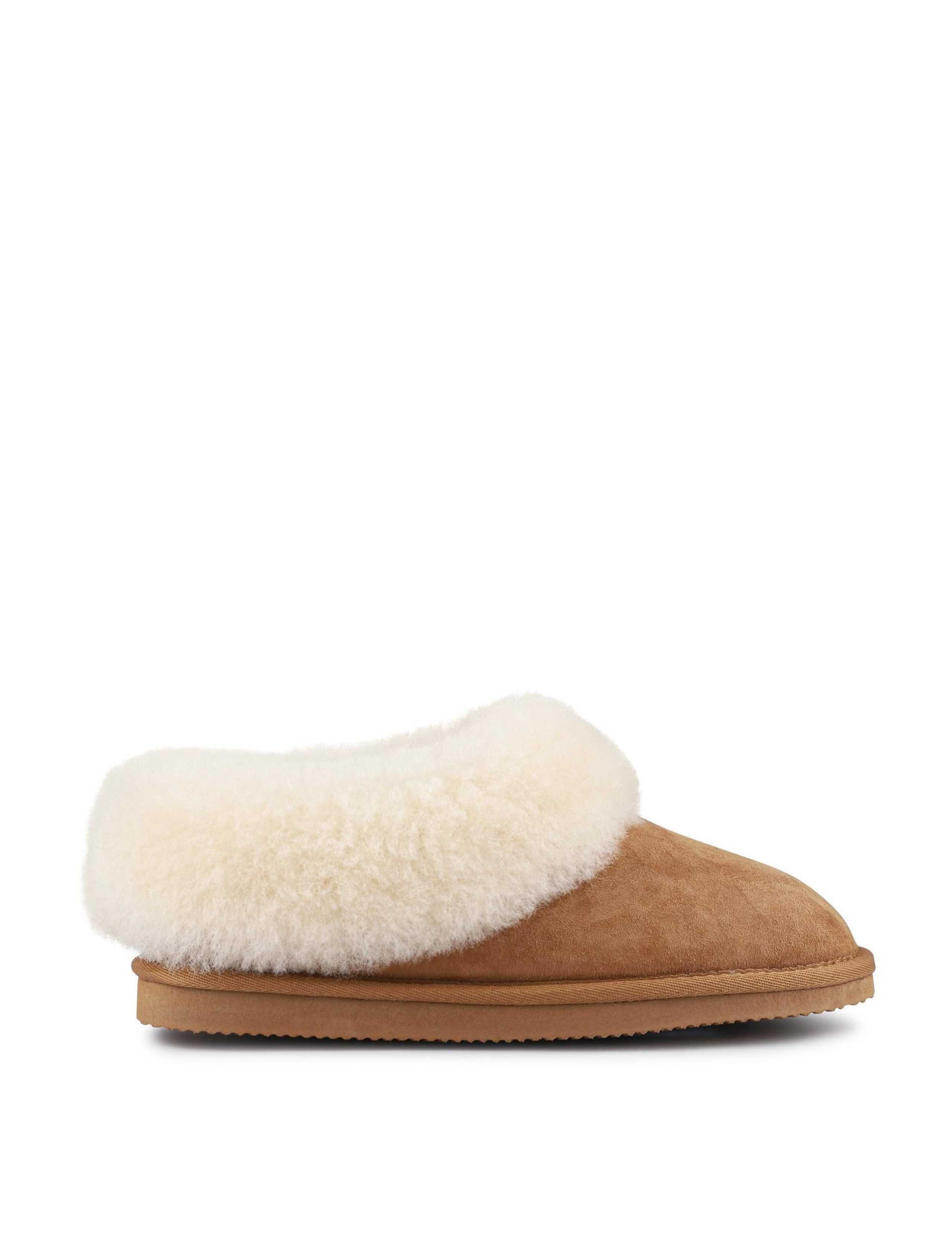 Suede Slipper Boots
