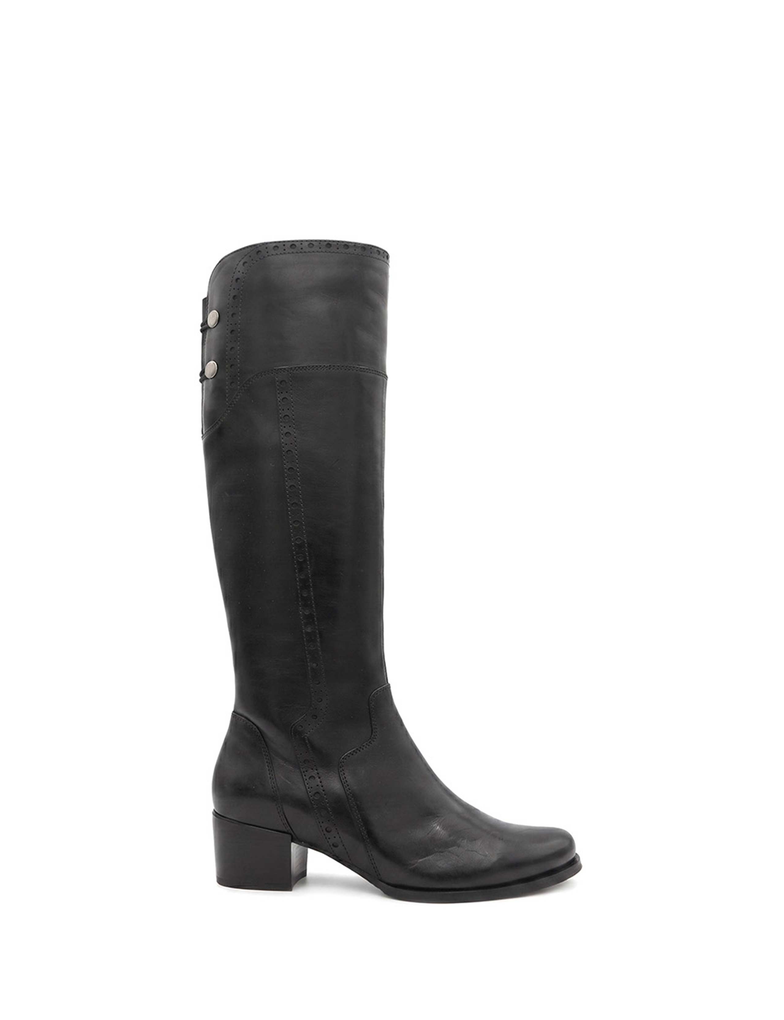 Leather Extra Small Calf Fit Knee High Boots