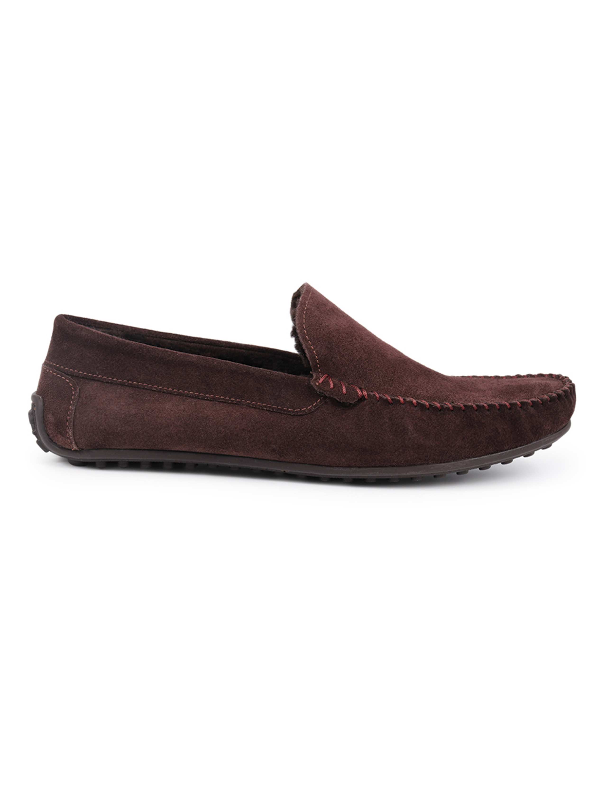 Suede Moccasin Slippers