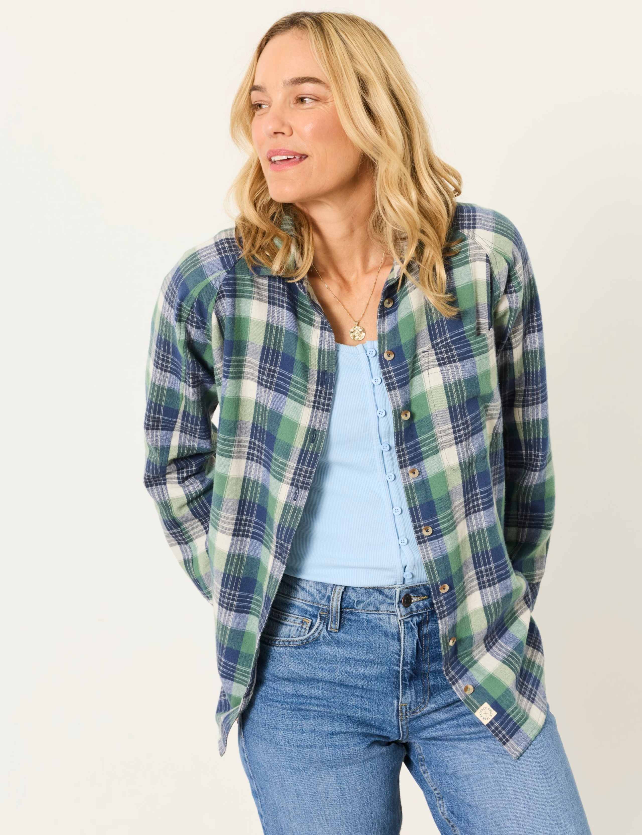 Pure Cotton Checked Shirt
