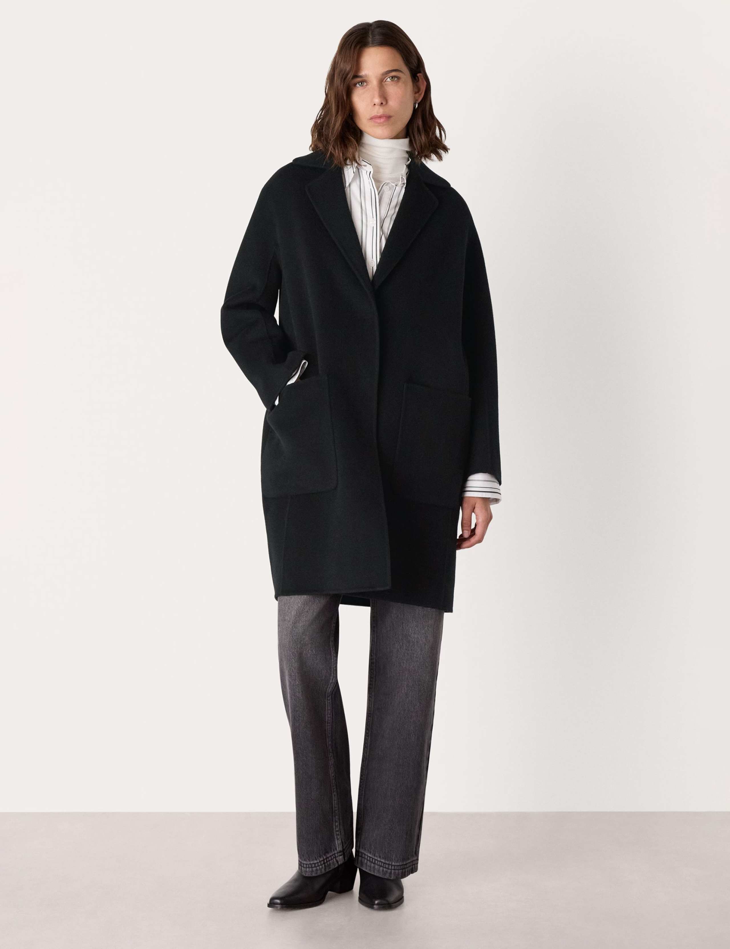Wool Rich Relaxed Coat