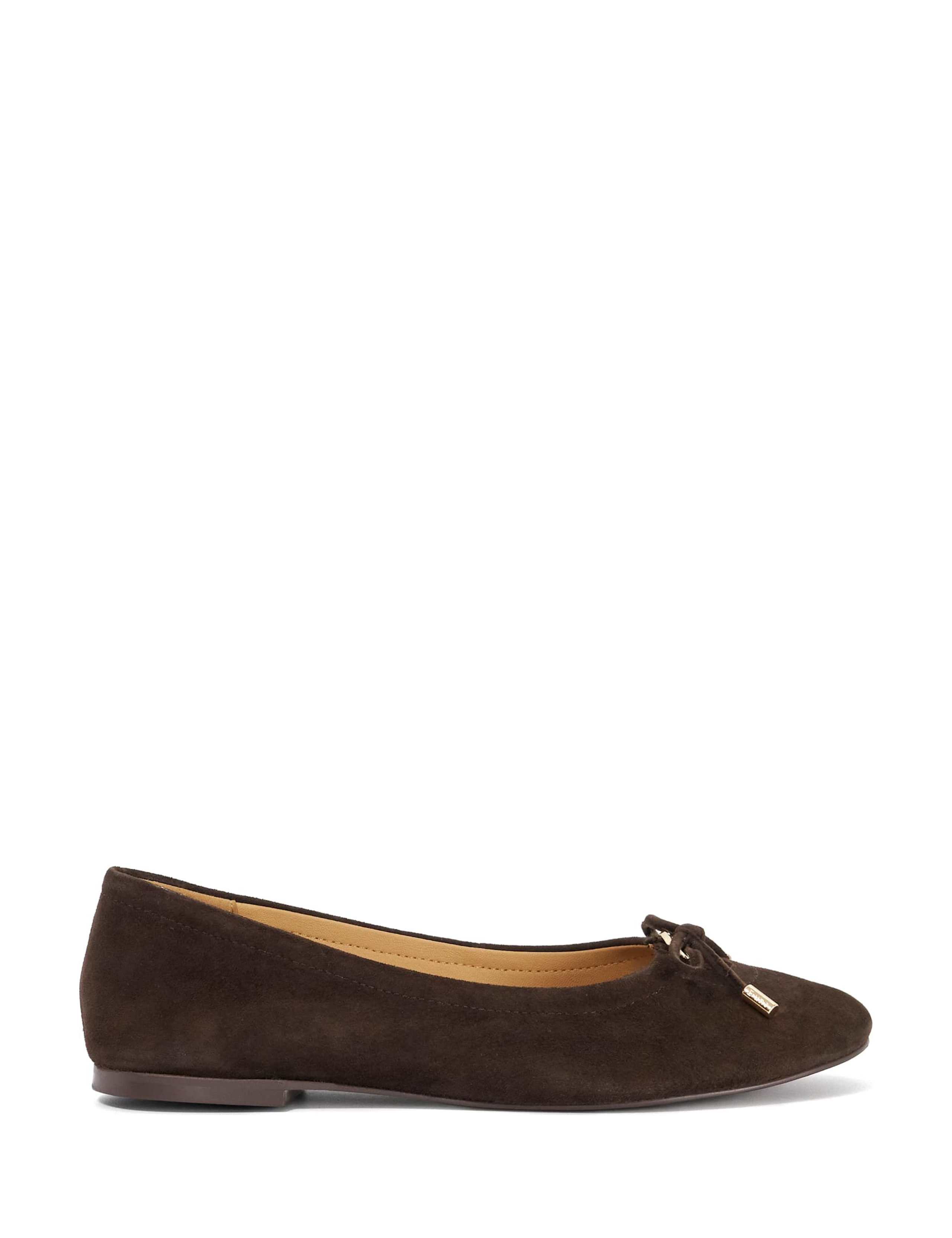 Leather Flat Ballet Pumps