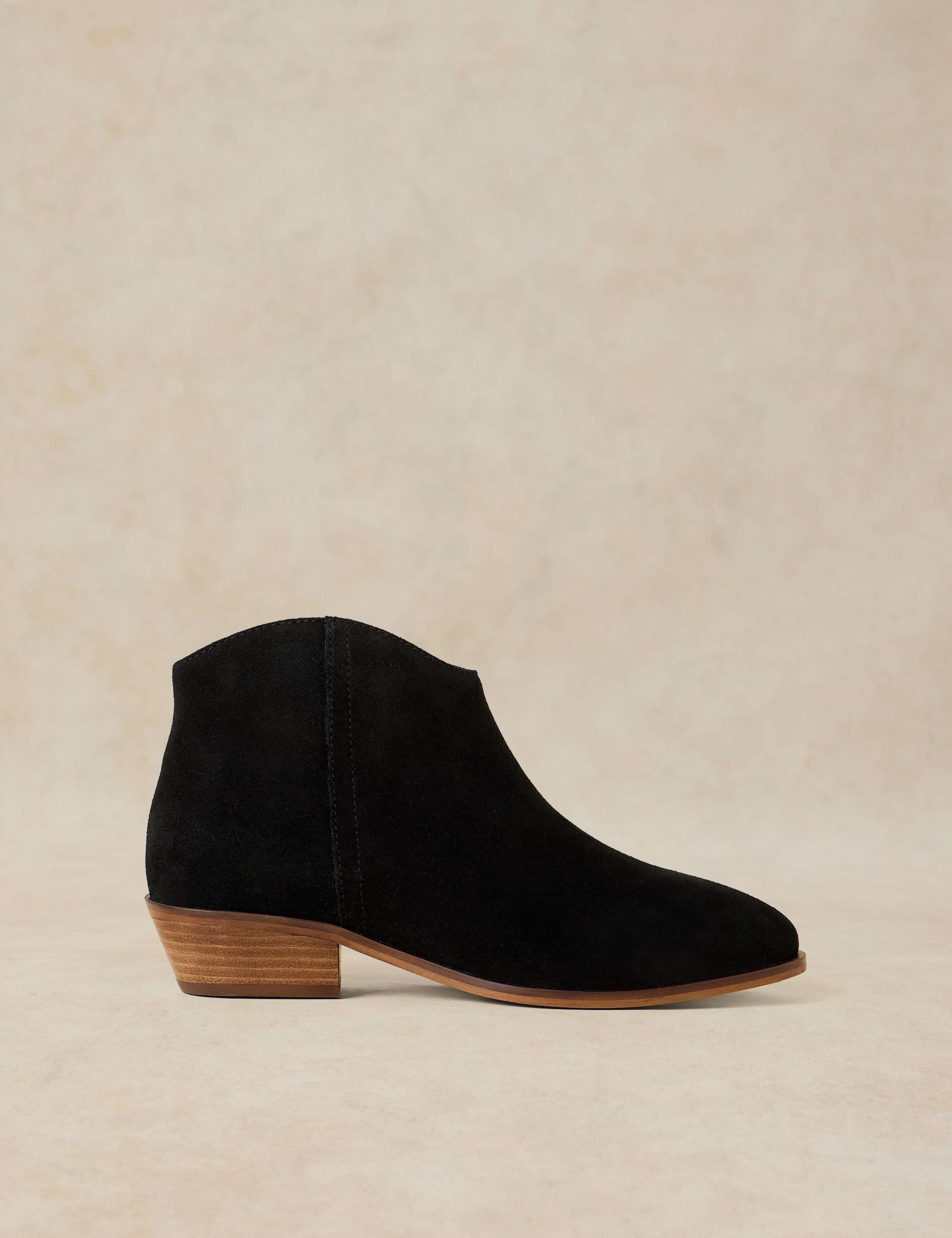 Wide Fit Suede Ankle Boots
