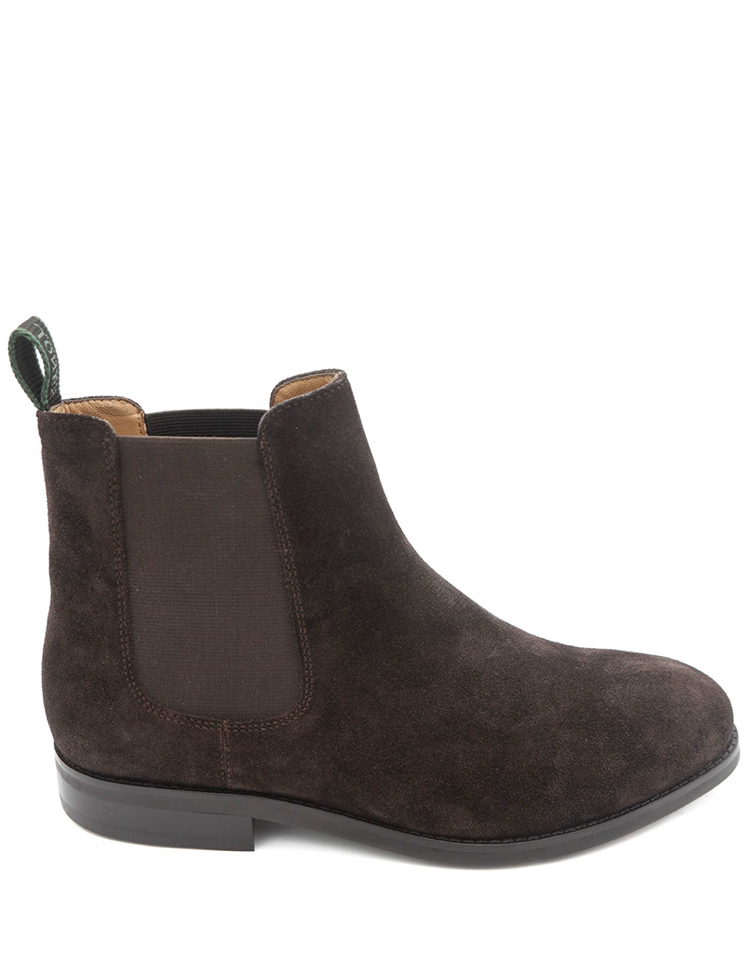 Wide Fit Leather Pull On Chelsea Boots