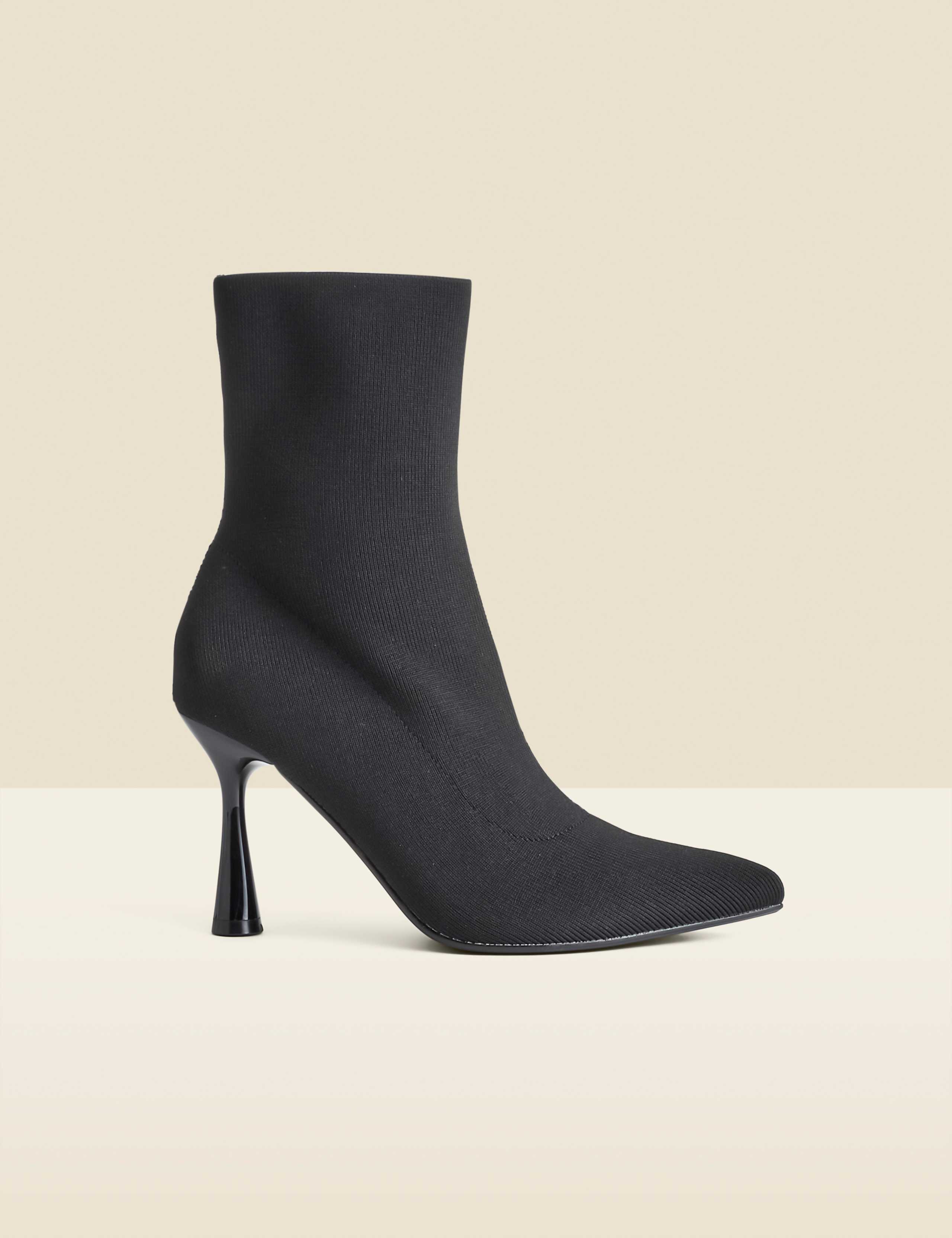 Stiletto Heel Pointed Sock Boots