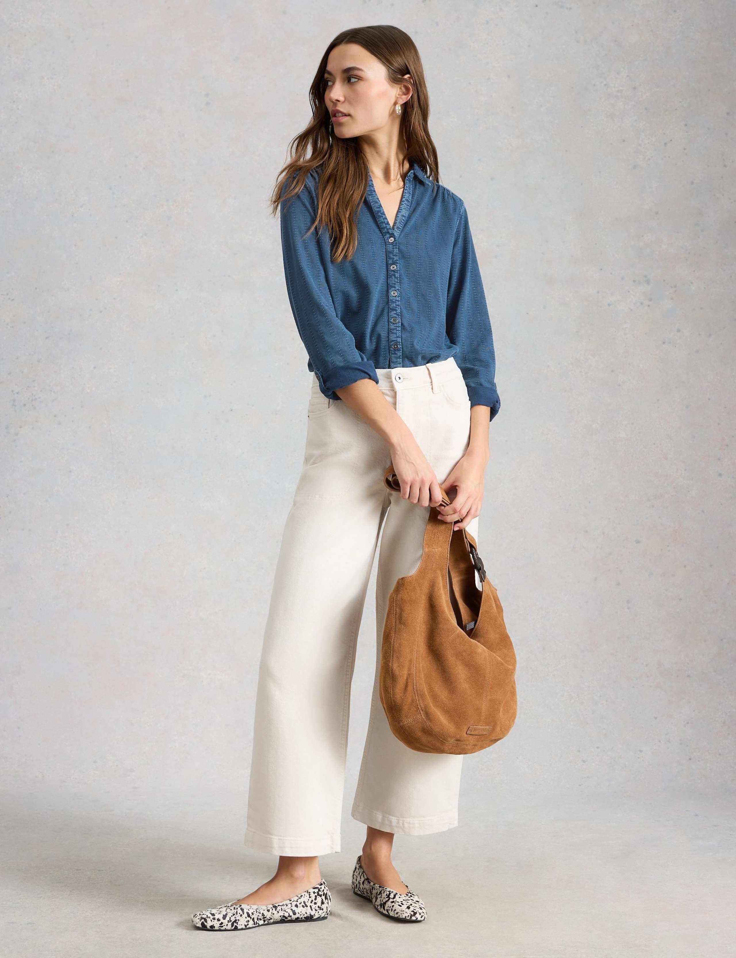 Pure Cotton Jersey Striped Shirt