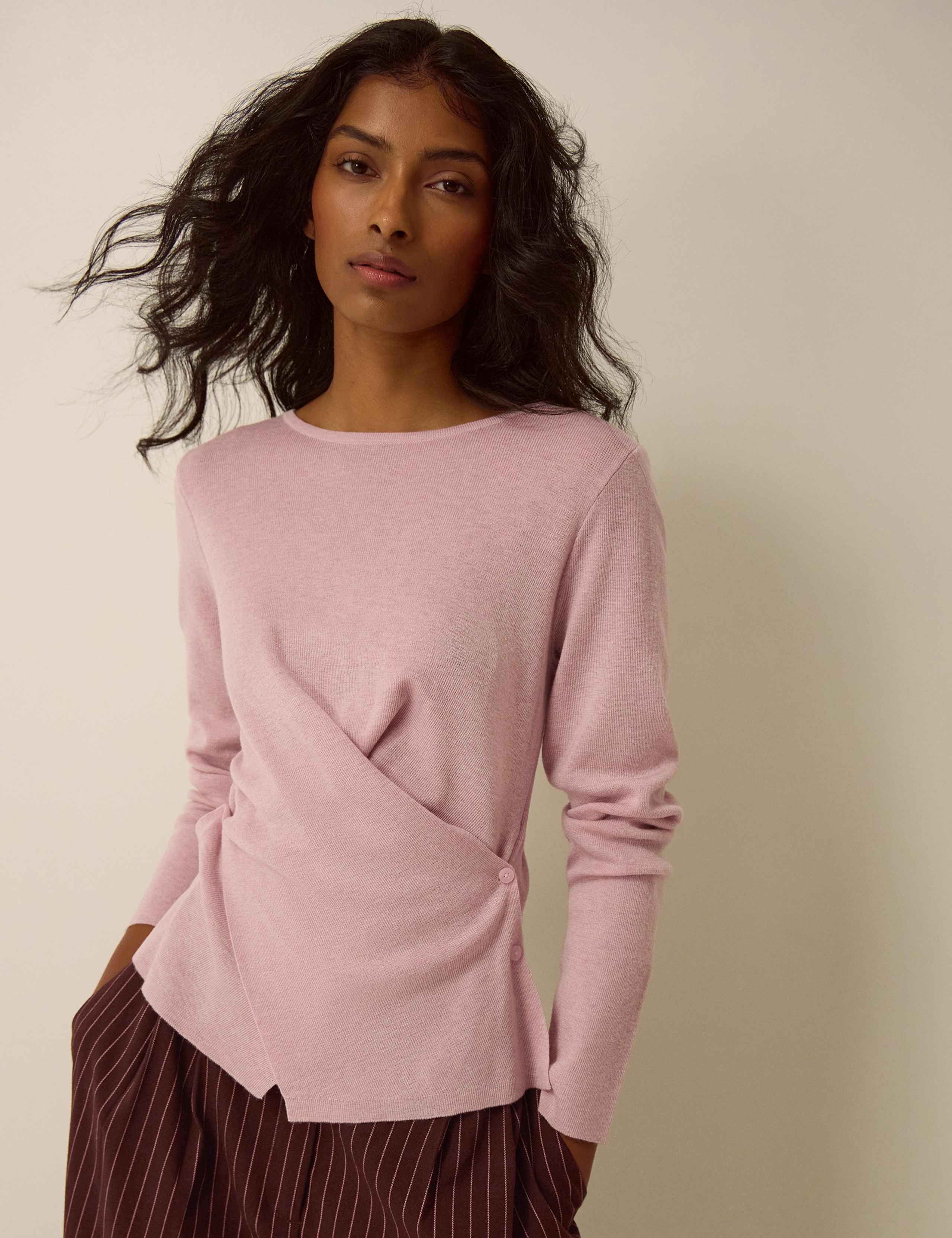 Crew Neck Jumper with Wool