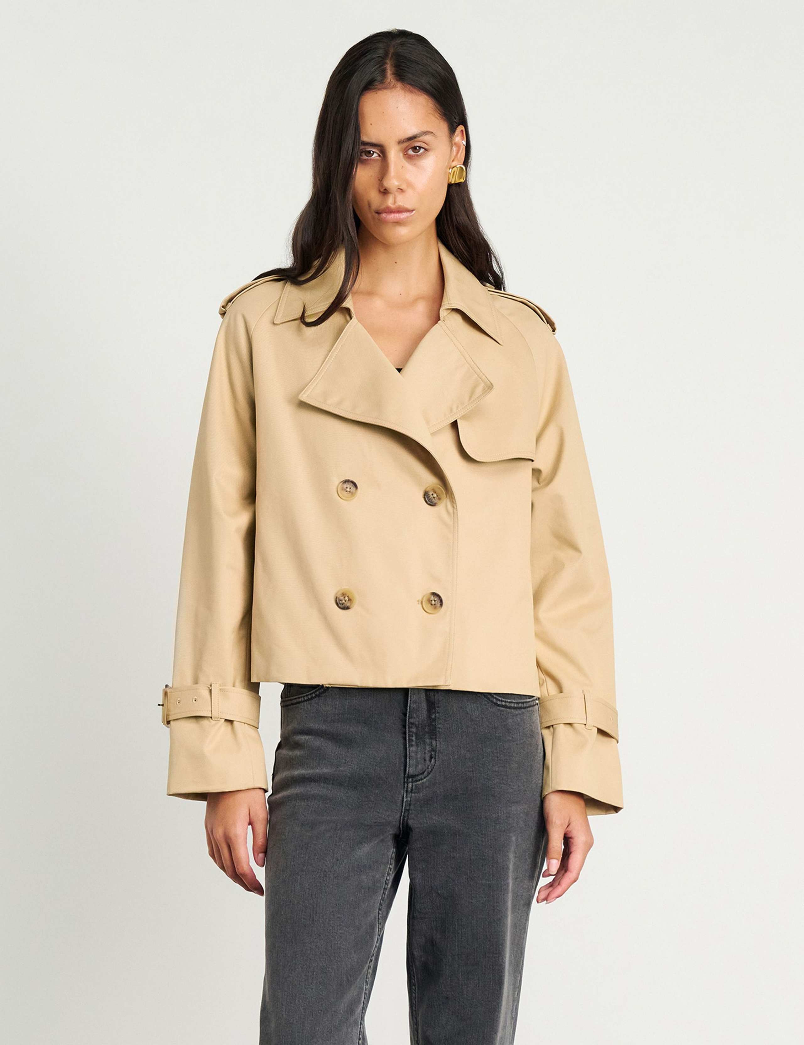 Pure Cotton Trench Coat