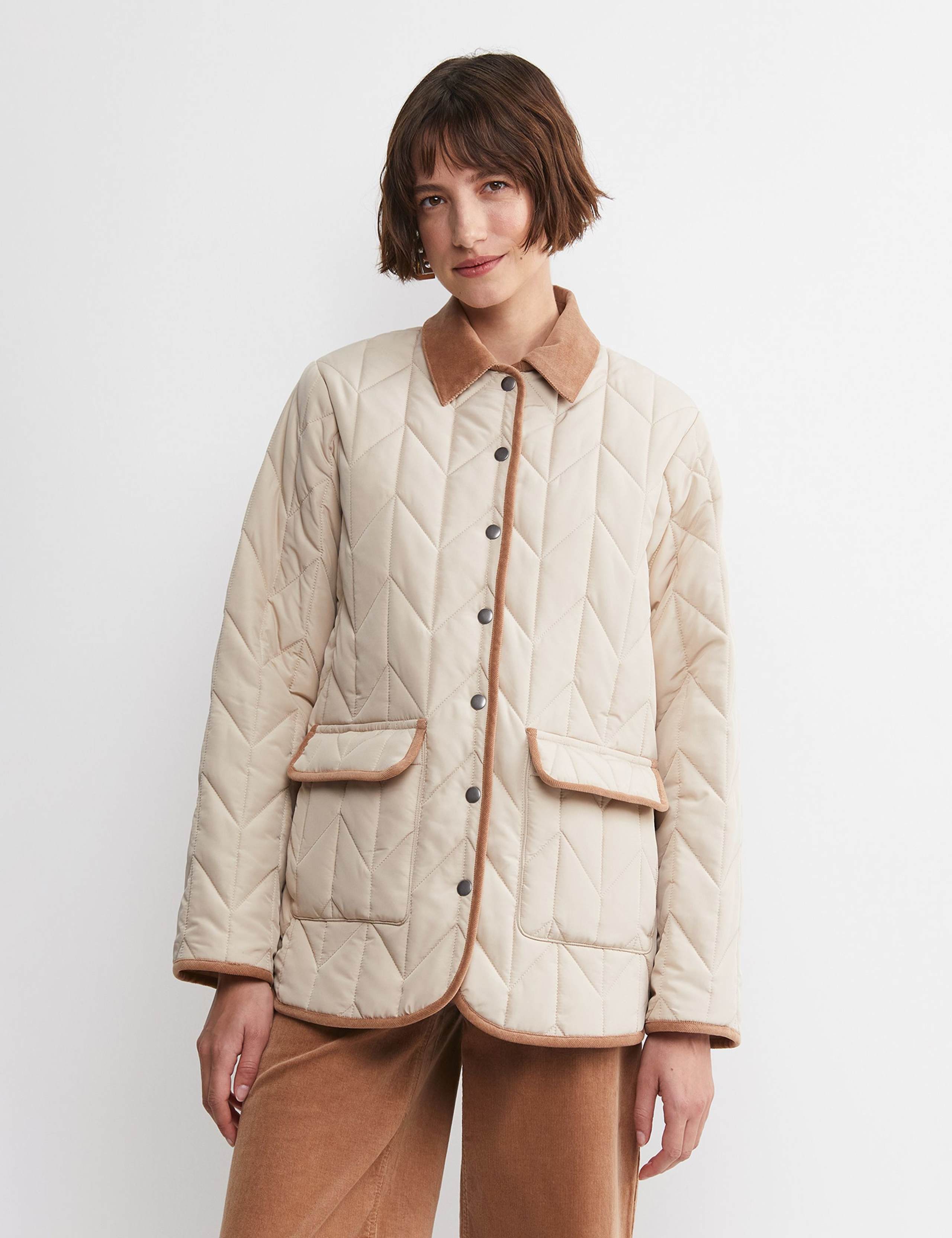 Quilted Collared Jacket