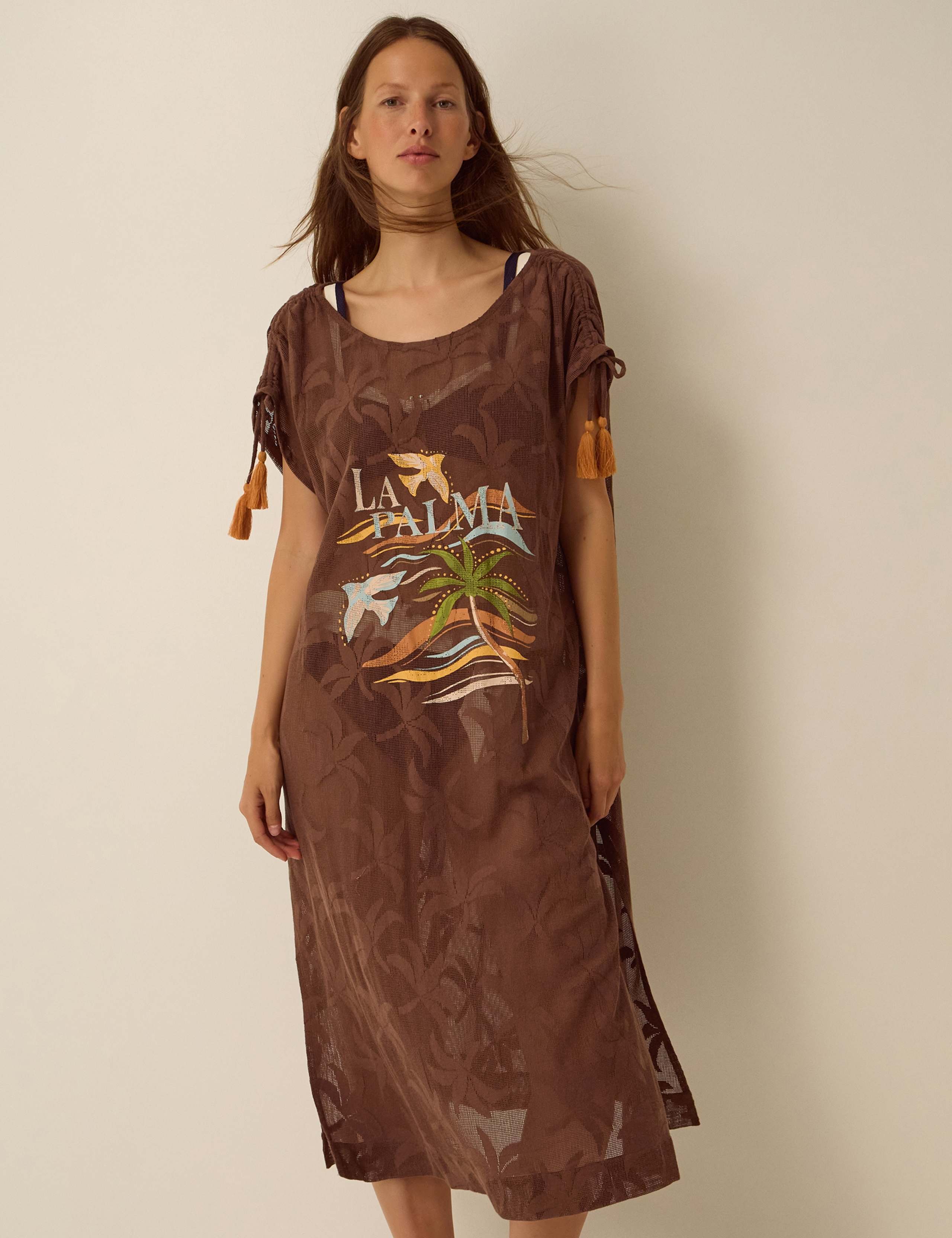 Cotton Rich Jacquard Kaftan