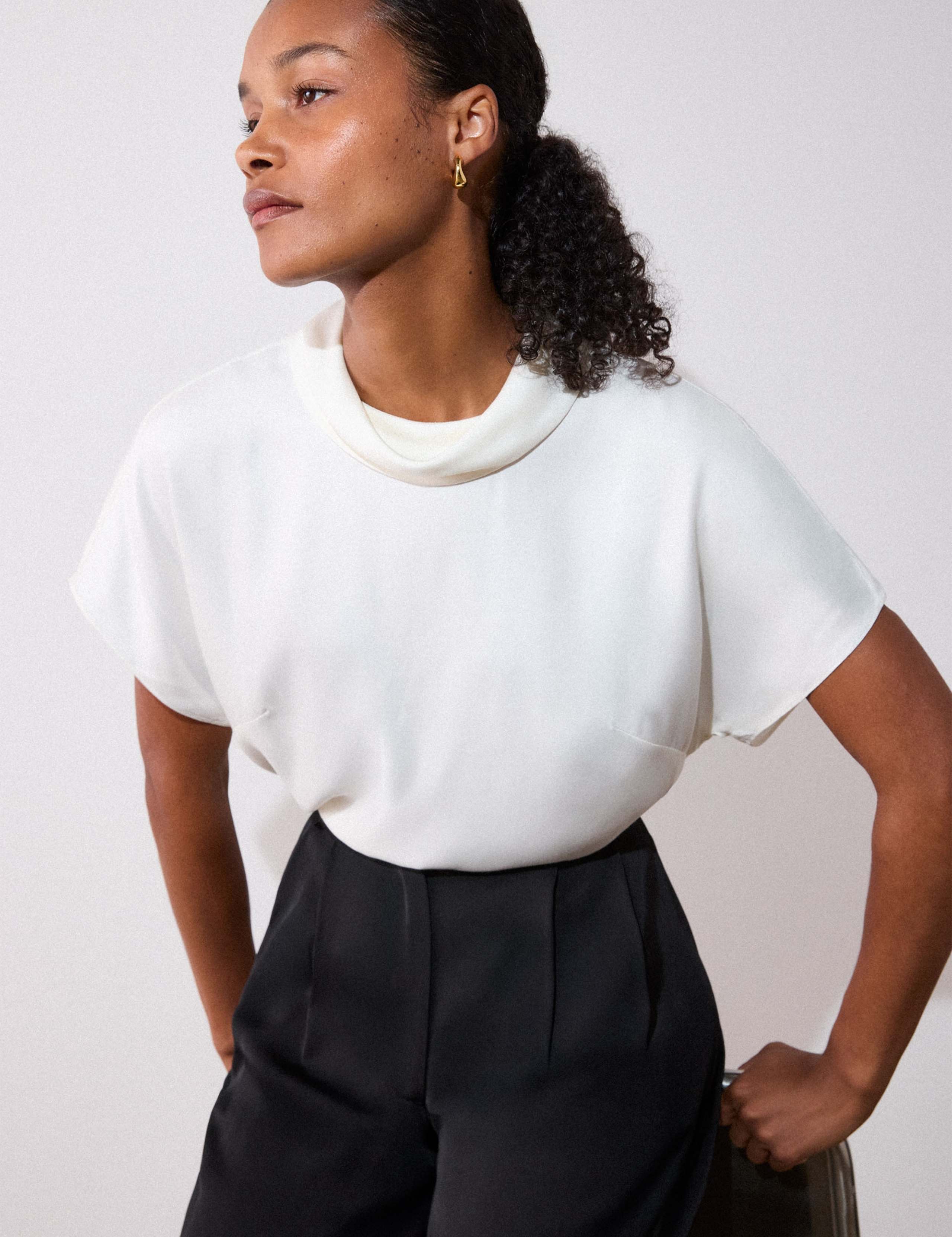 High Neck Blouse