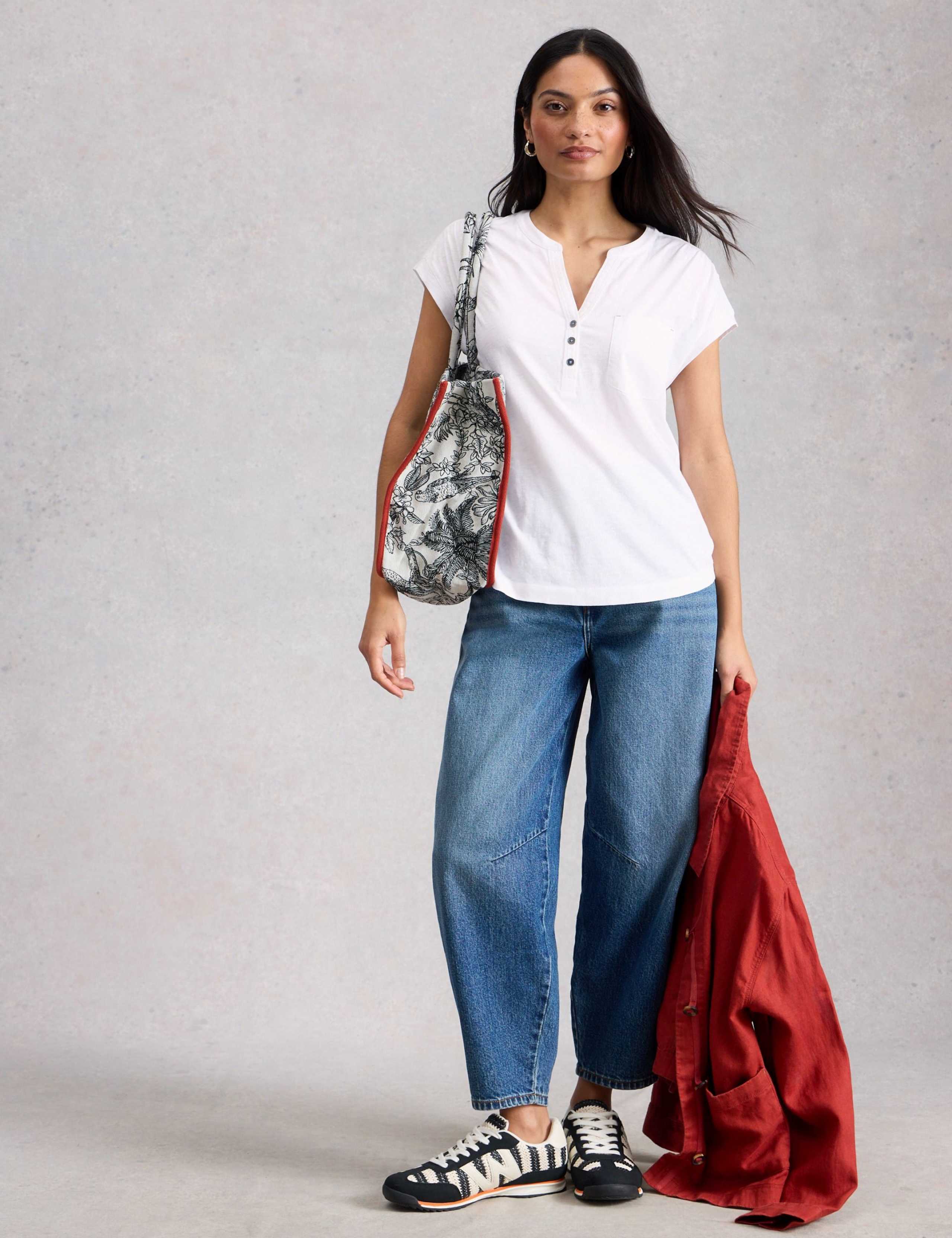 Pure Cotton Jersey Sleeveless Top