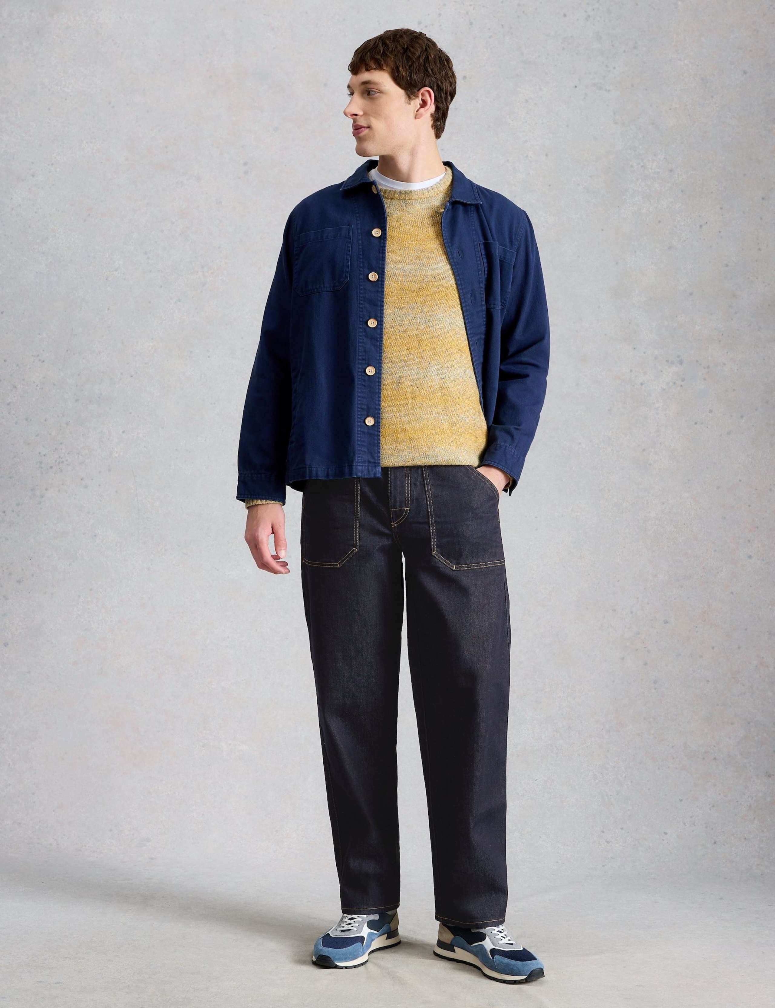 Straight Fit 5 Pocket Jeans