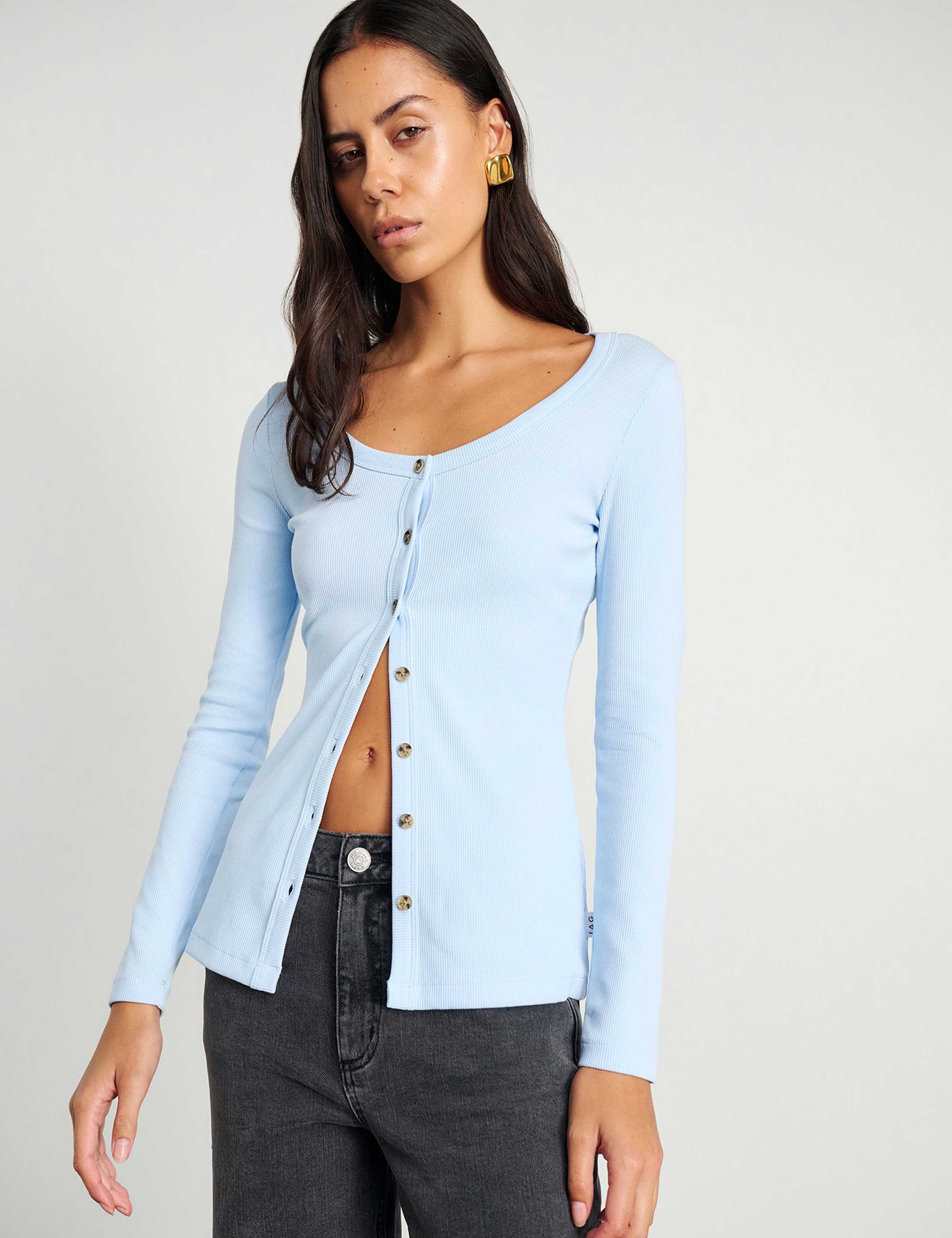 Cotton Rich Ribbed Cardigan